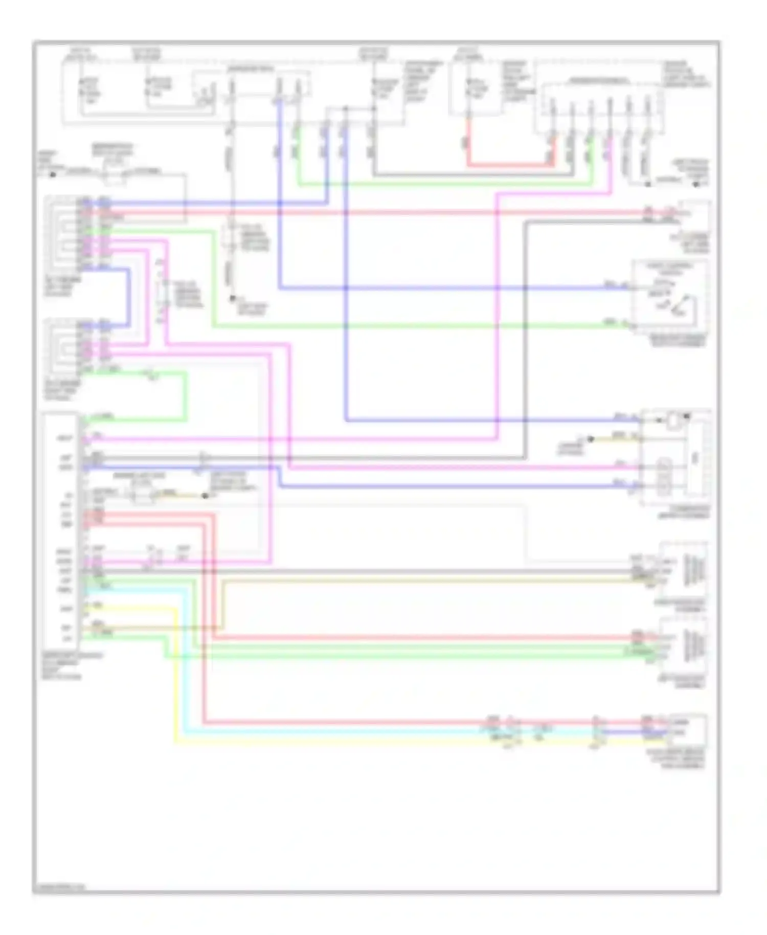 Prius Plug-in Toyota  (2012-2014): Headlamp beam adjustment circuit