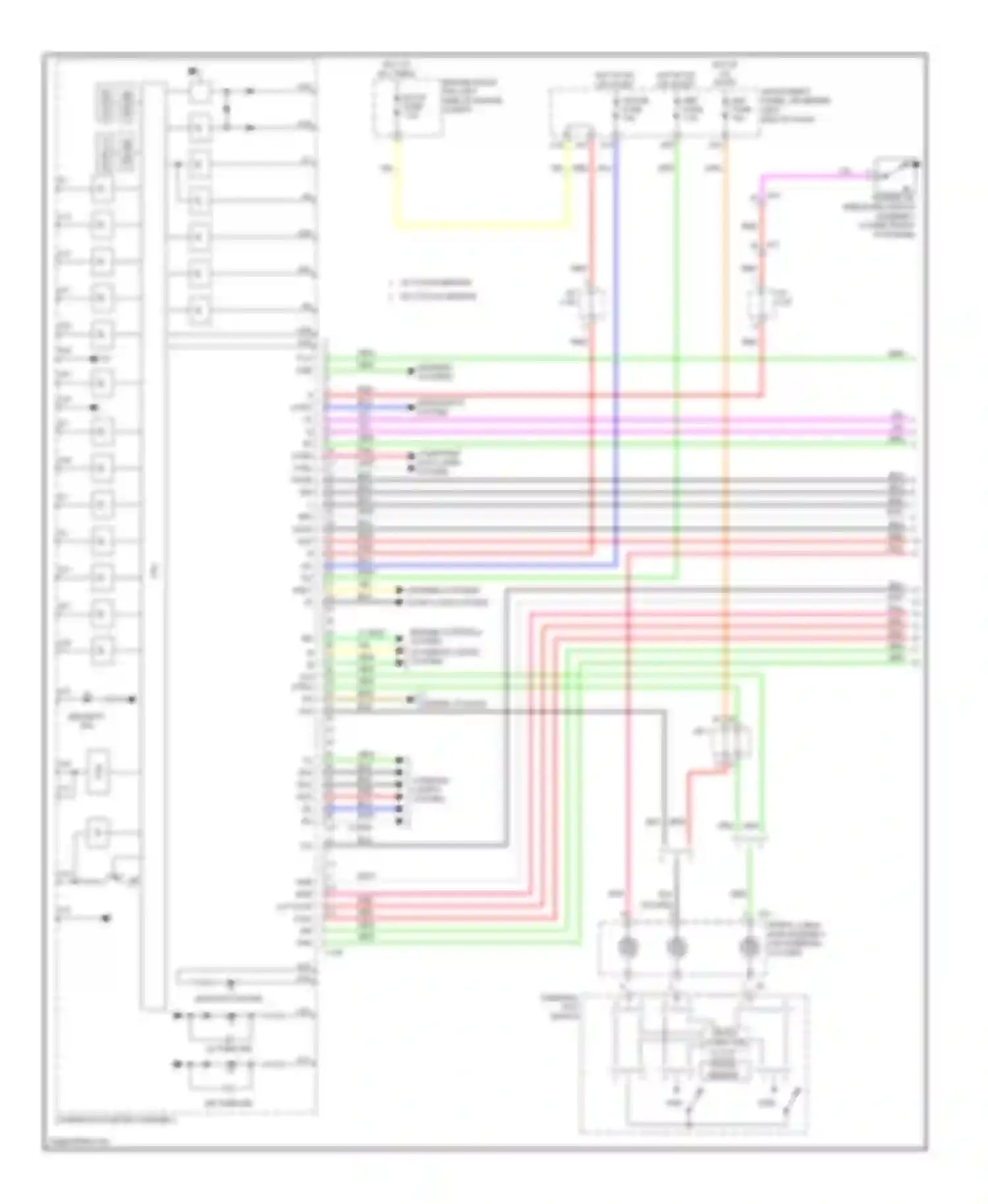 Prius Plug-in Toyota  (2012-2014): Instrument cluster circuit (1 of 3)