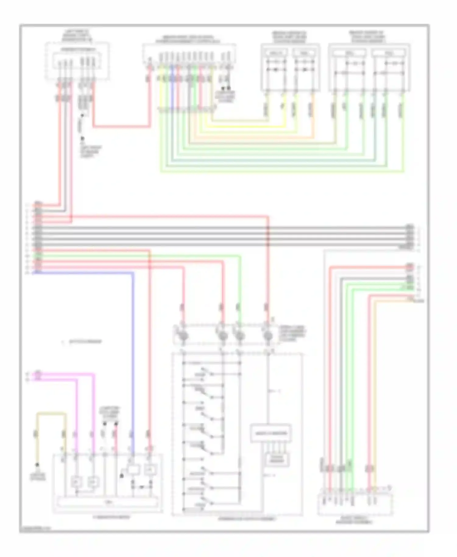 Prius Plug-in Toyota  (2012-2014): Navigation circuit, with built-in amplifier (2 of 3)