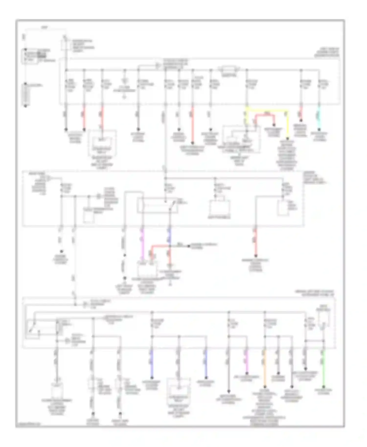Prius Plug-in Toyota  (2012-2014): Power distribution circuit (1 of 3)