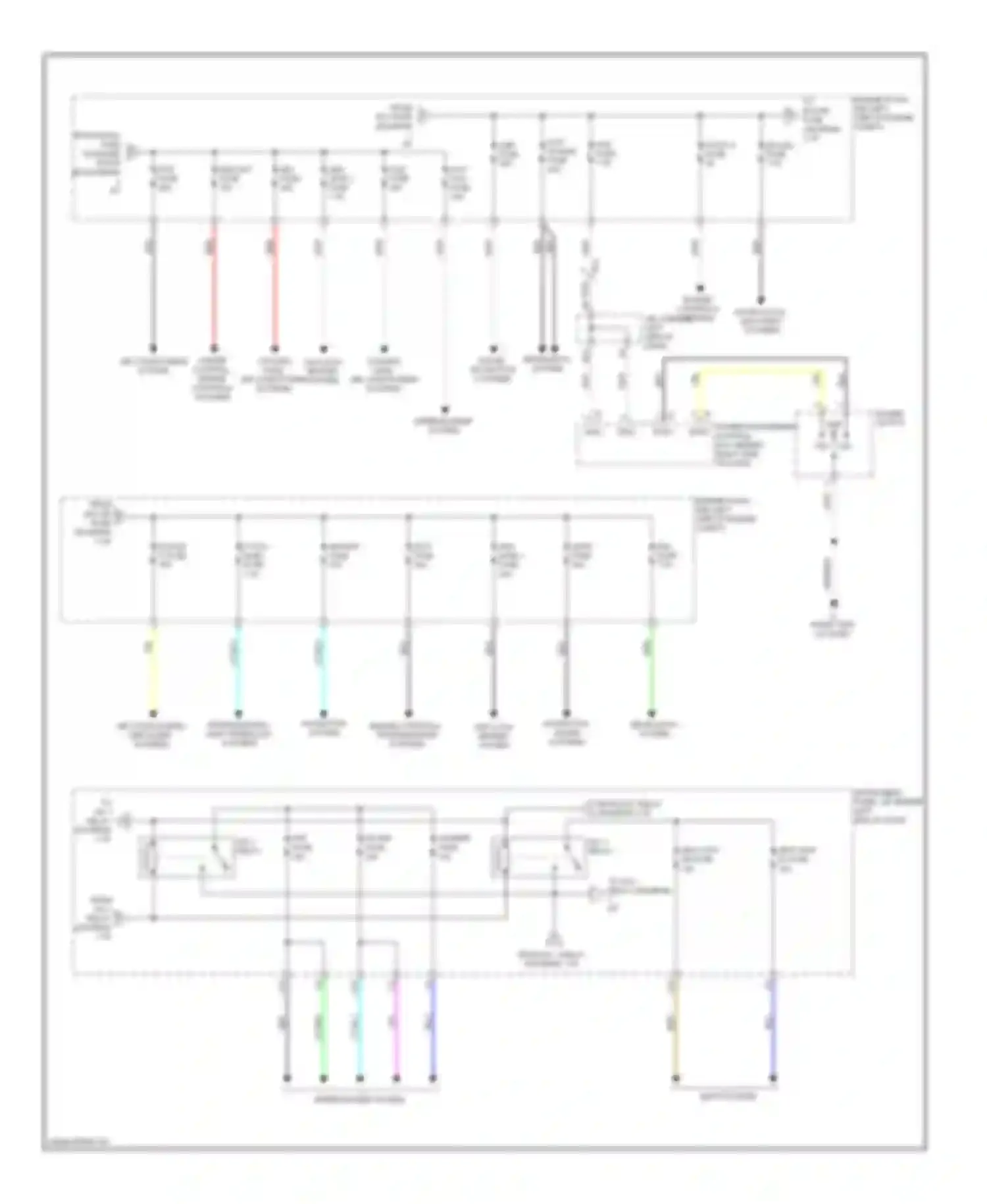 Prius Plug-in Toyota  (2012-2014): Power distribution circuit (2 of 3)