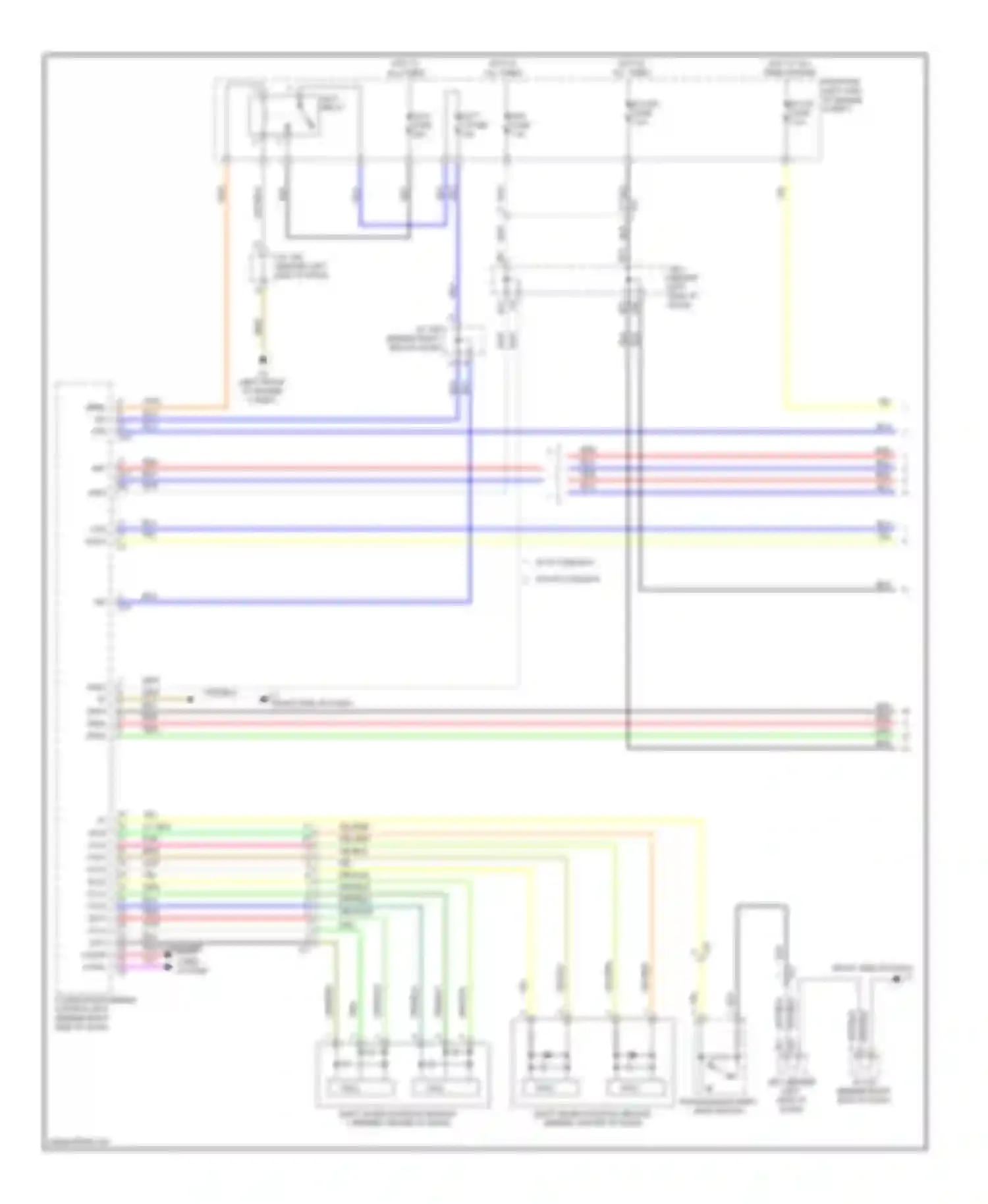 Prius Plug-in Toyota  (2012-2014): Power door locks circuit (1 of 5)