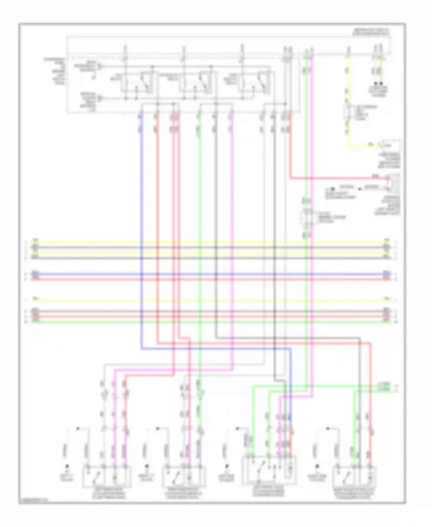 Prius Plug-in Toyota  (2012-2014): Power door locks circuit (3 of 5)