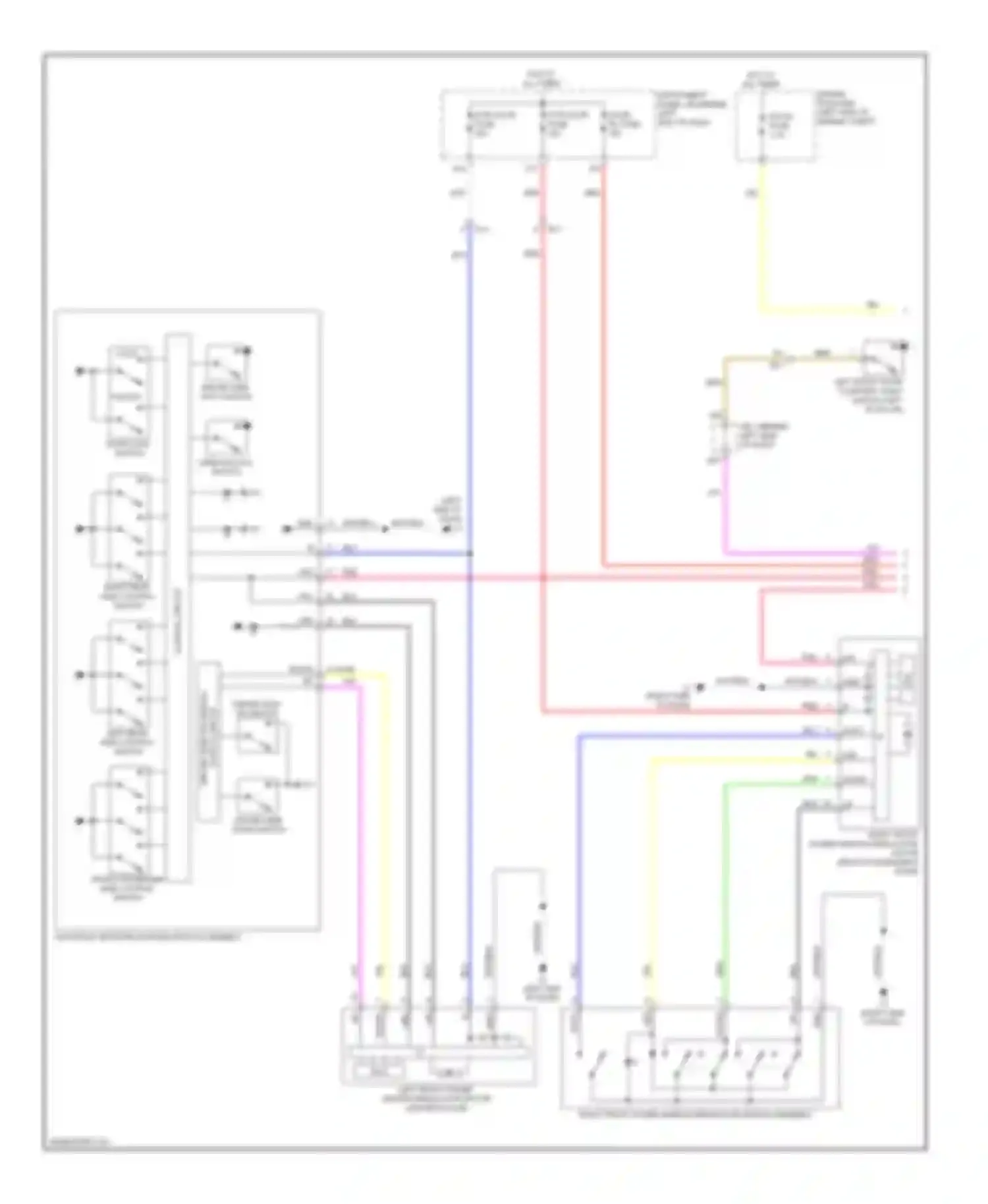 Prius Plug-in Toyota  (2012-2014): Power windows circuit (1 of 2)