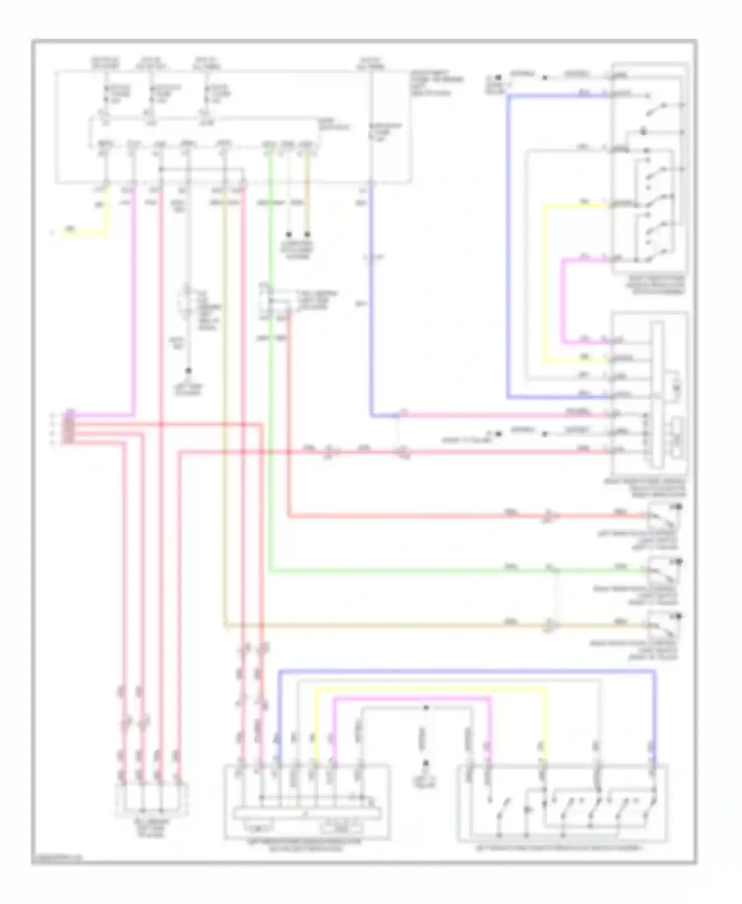 Prius Plug-in Toyota  (2012-2014): Power windows circuit (2 of 2)