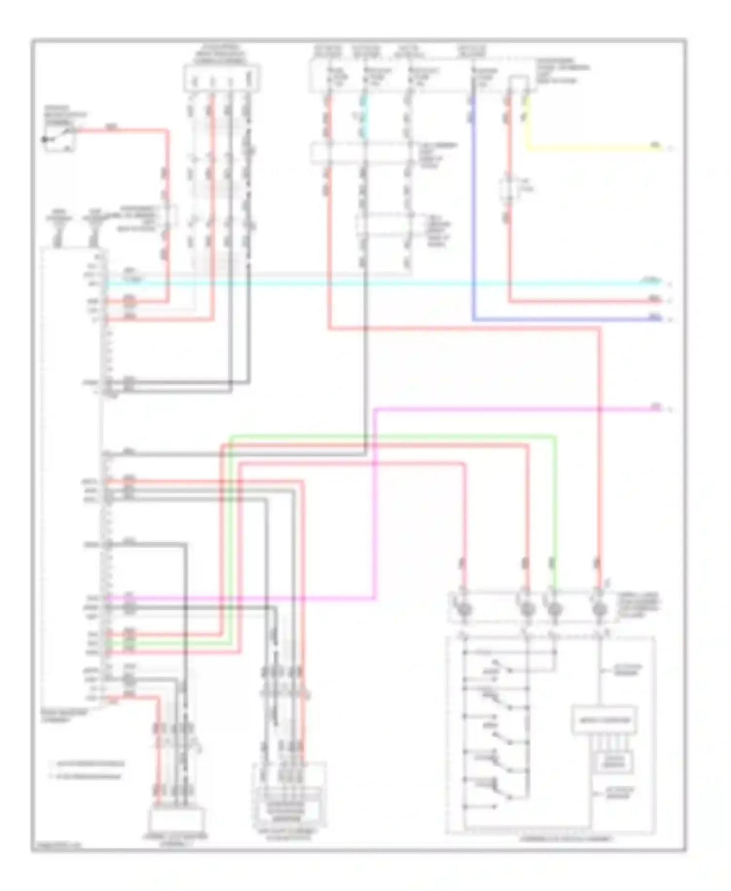Prius Plug-in Toyota  (2012-2014): Radio circuit, without navigation with built-in amplifier (1 of 2)