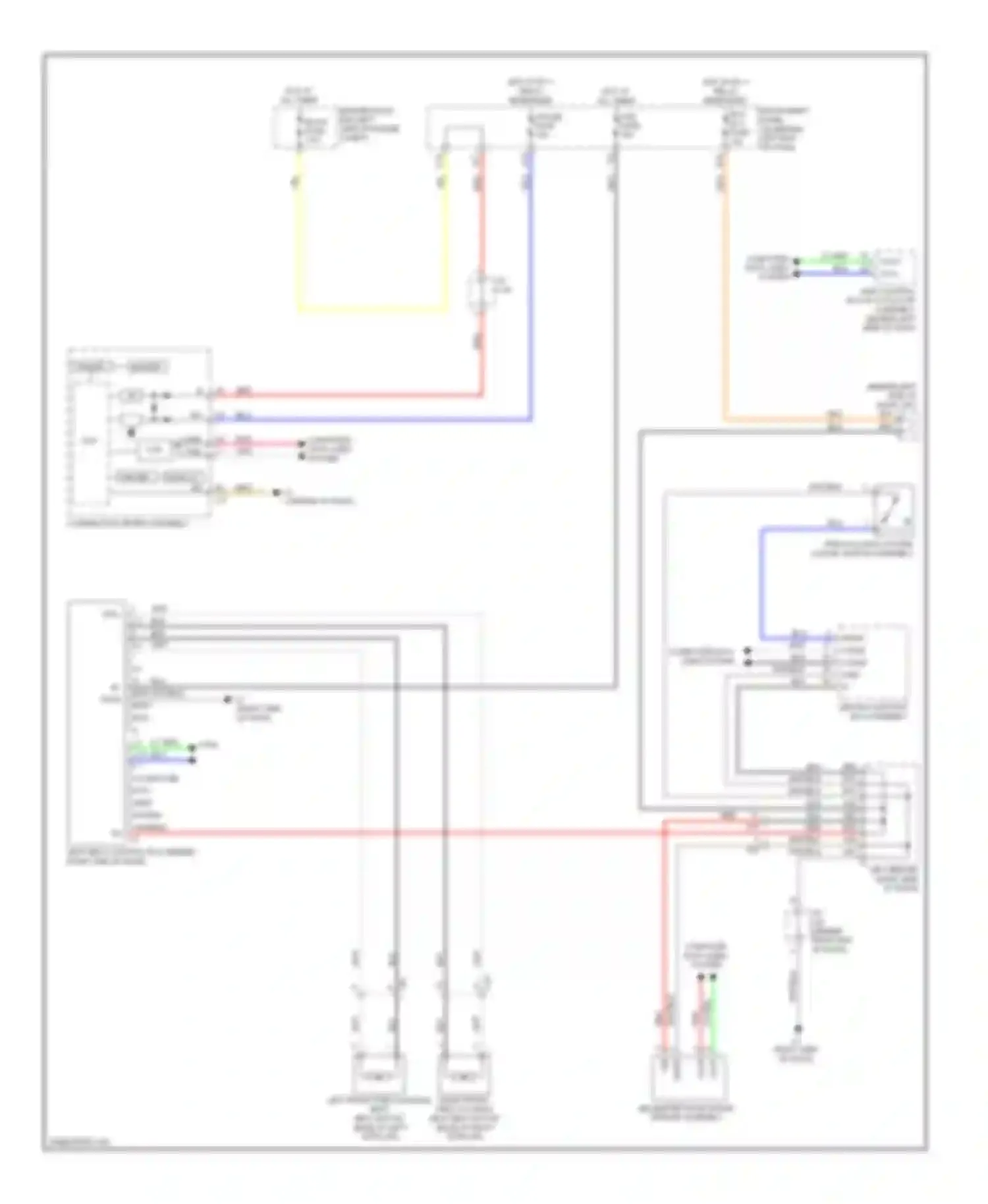 Prius Plug-in Toyota  (2012-2014): Pre-collision circuit