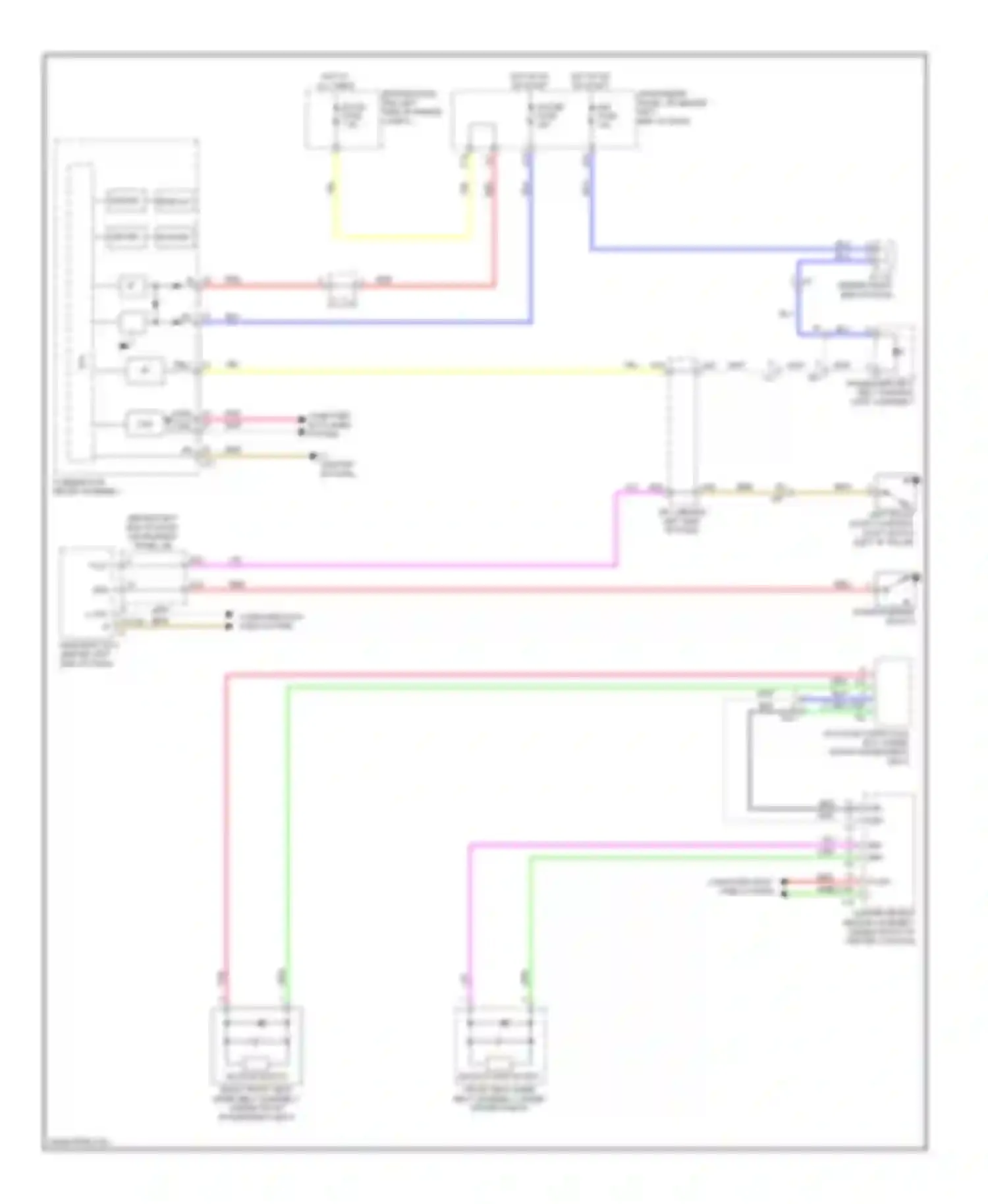 Prius Plug-in Toyota  (2012-2014): Chime circuit