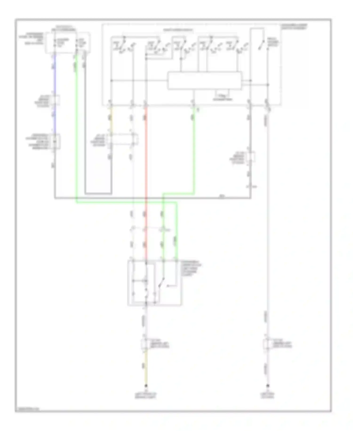 Prius Plug-in Toyota  (2012-2014): Front wiper/washer circuit