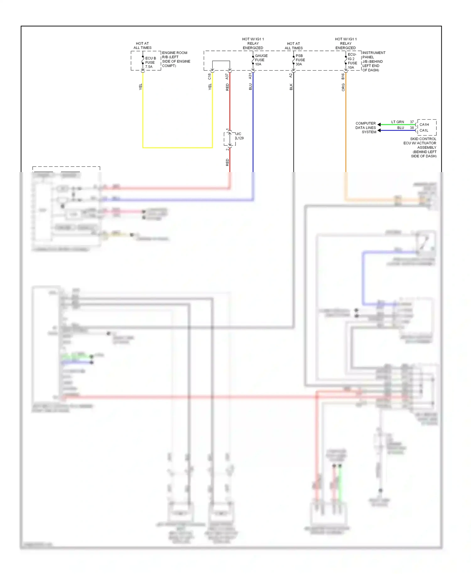 Toyota Prius Plug-in  (2012-2014) computer data lines system wiring diagram  (53 of 65)