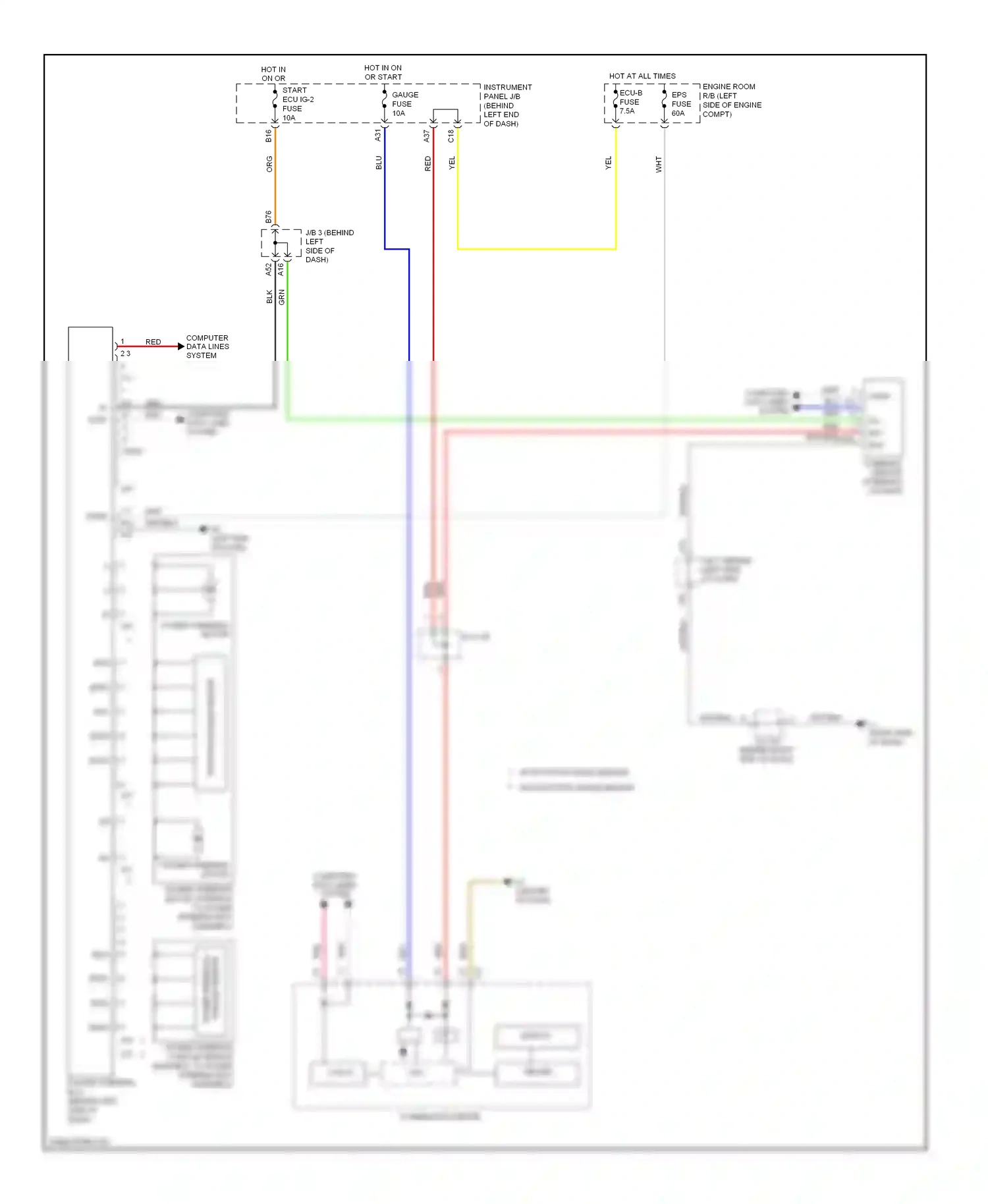 Toyota Prius Plug-in  (2012-2014) computer data lines system wiring diagram  (12 of 65)