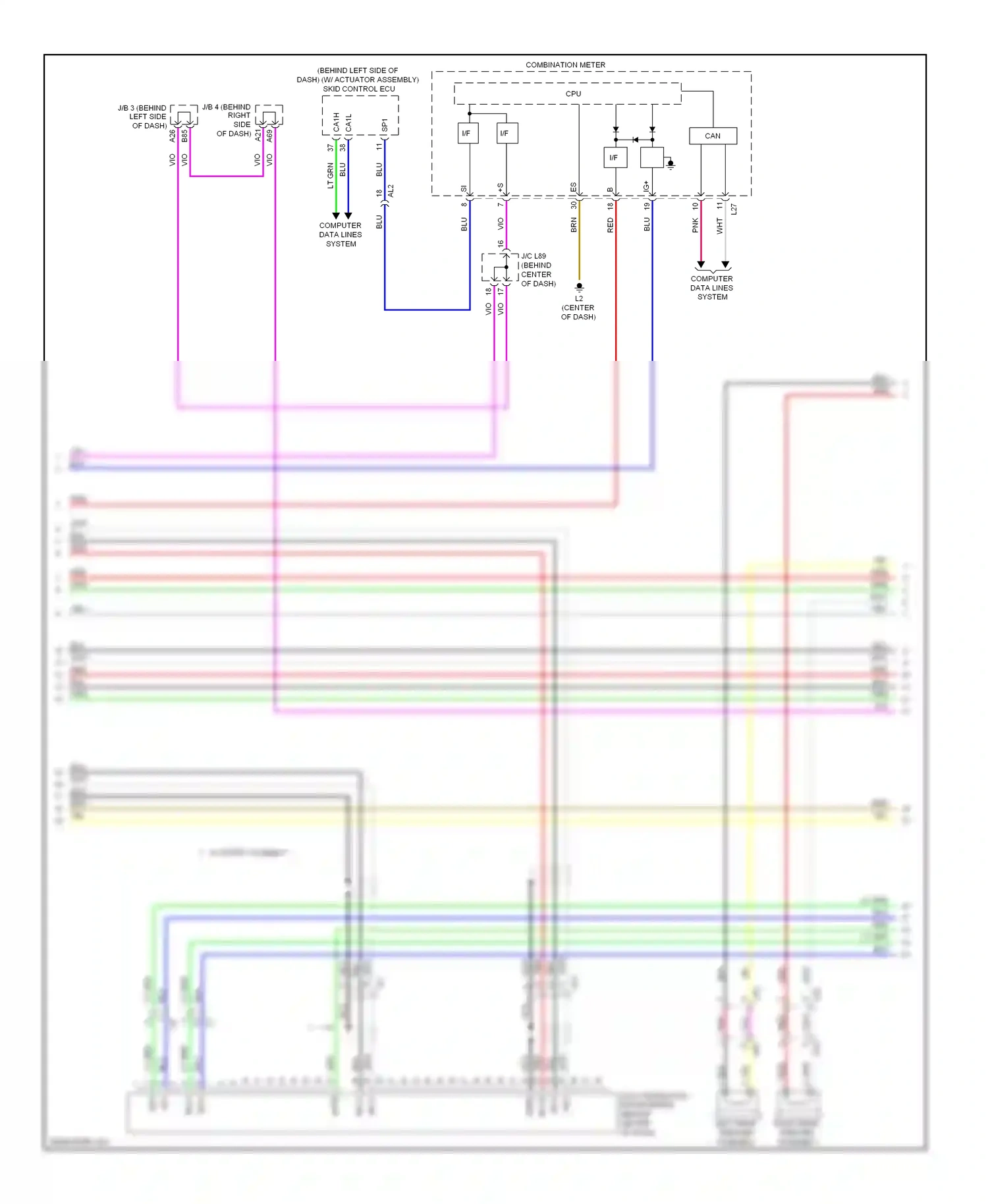 Toyota Prius Plug-in  (2012-2014) computer data lines system wiring diagram  (50 of 65)