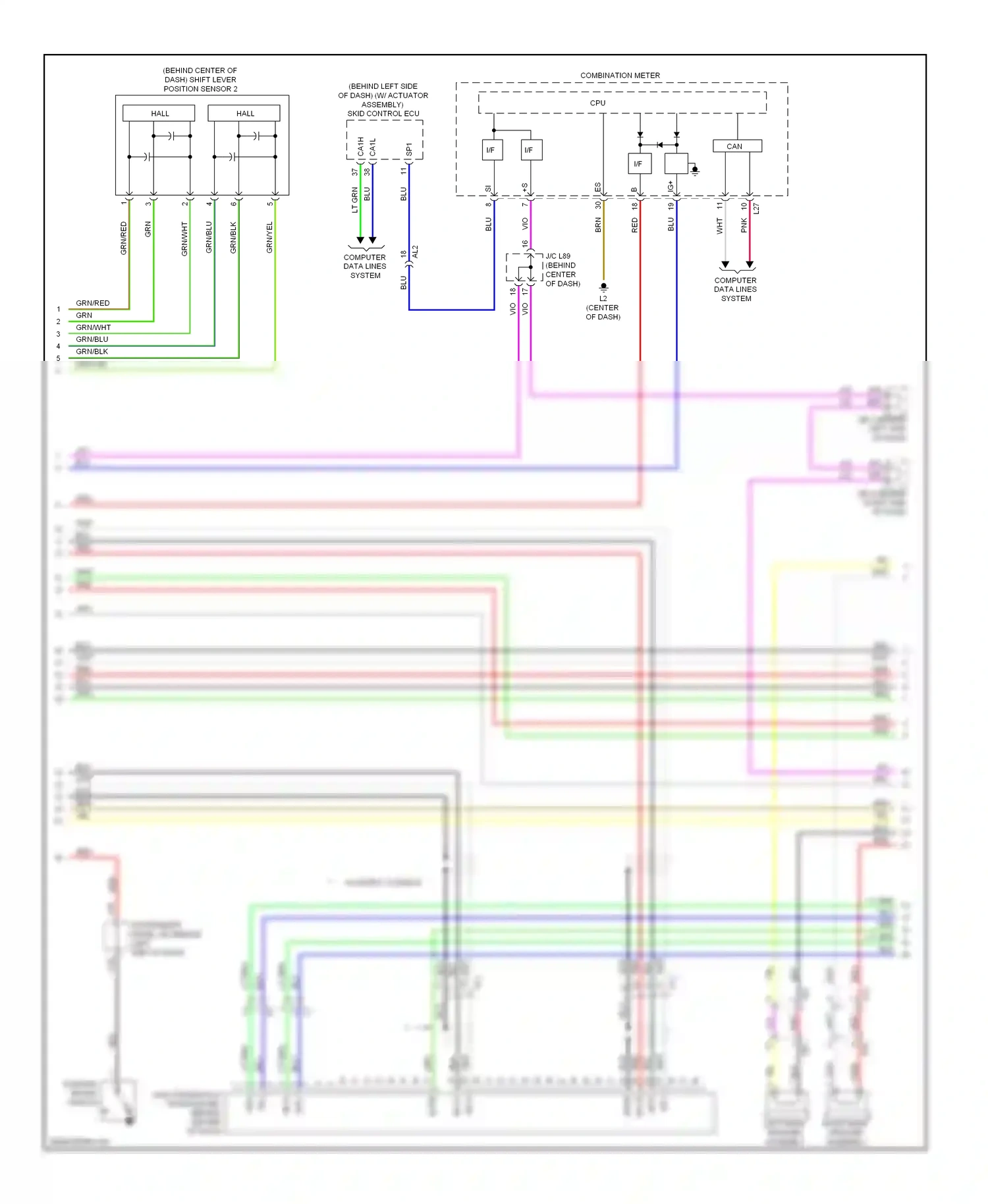 Toyota Prius Plug-in  (2012-2014) computer data lines system wiring diagram  (34 of 65)