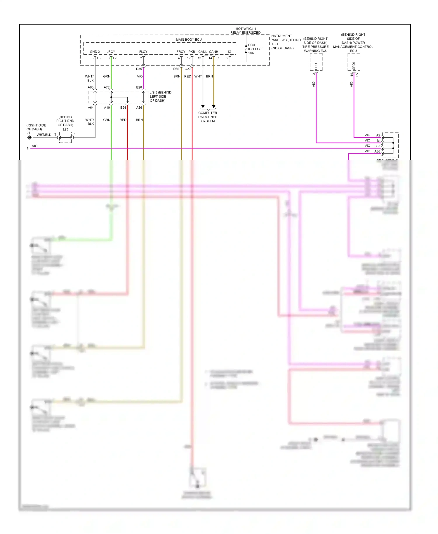 Toyota Prius Plug-in  (2012-2014) computer data lines system wiring diagram  (25 of 65)