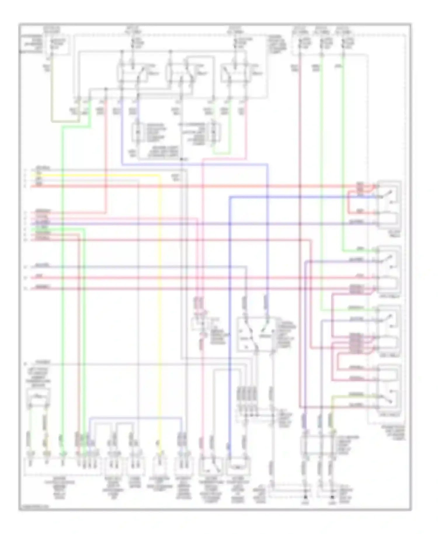 Prius Toyota I facelift (2000-2003): Automatic a/c circuit (2 of 2)