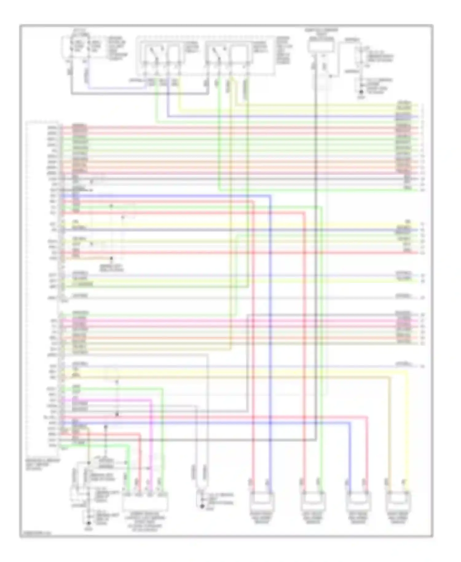 Prius Toyota I facelift (2000-2003): Anti-lock brake circuits (1 of 3)