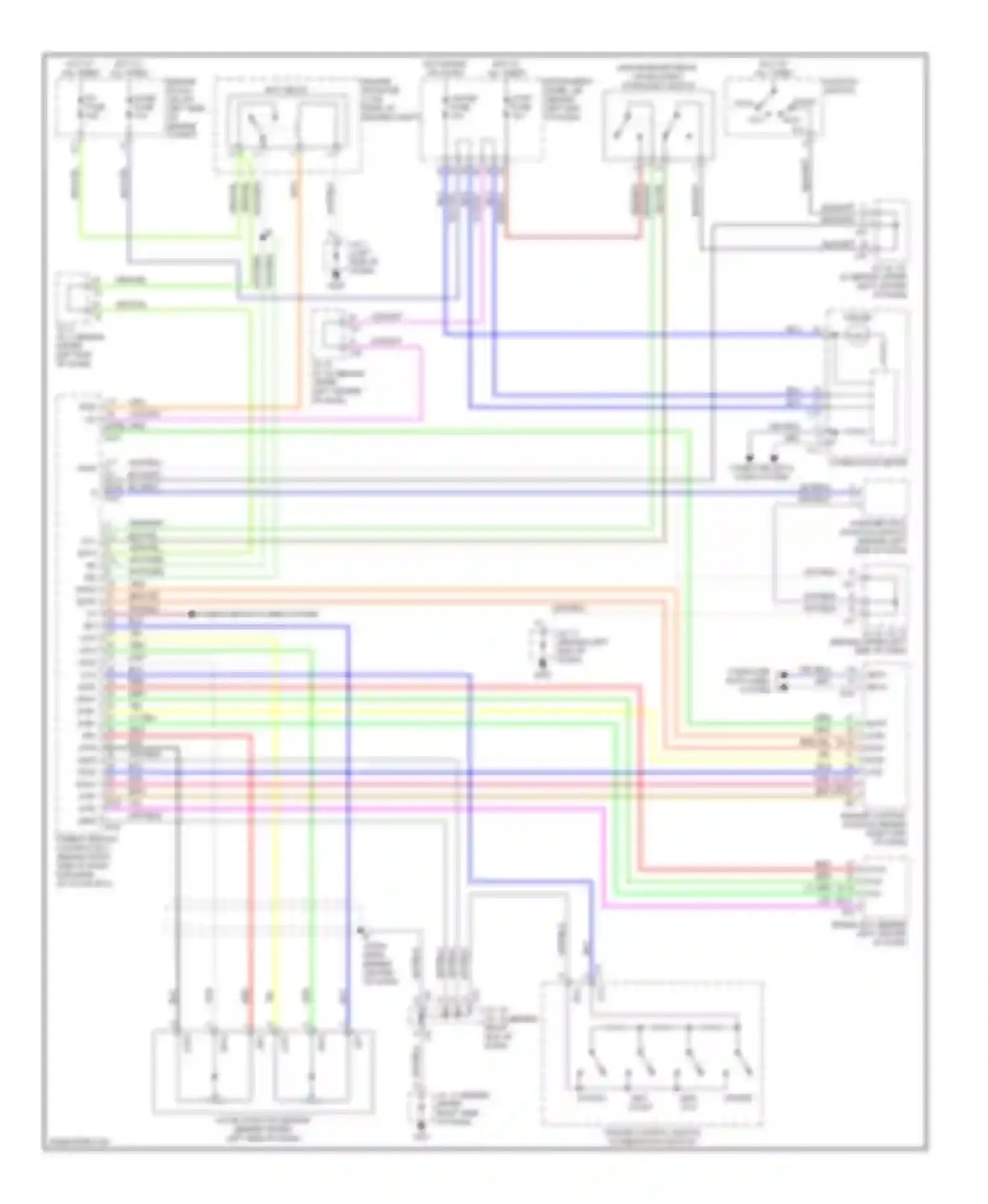 Prius Toyota I facelift (2000-2003): Cruise control circuit