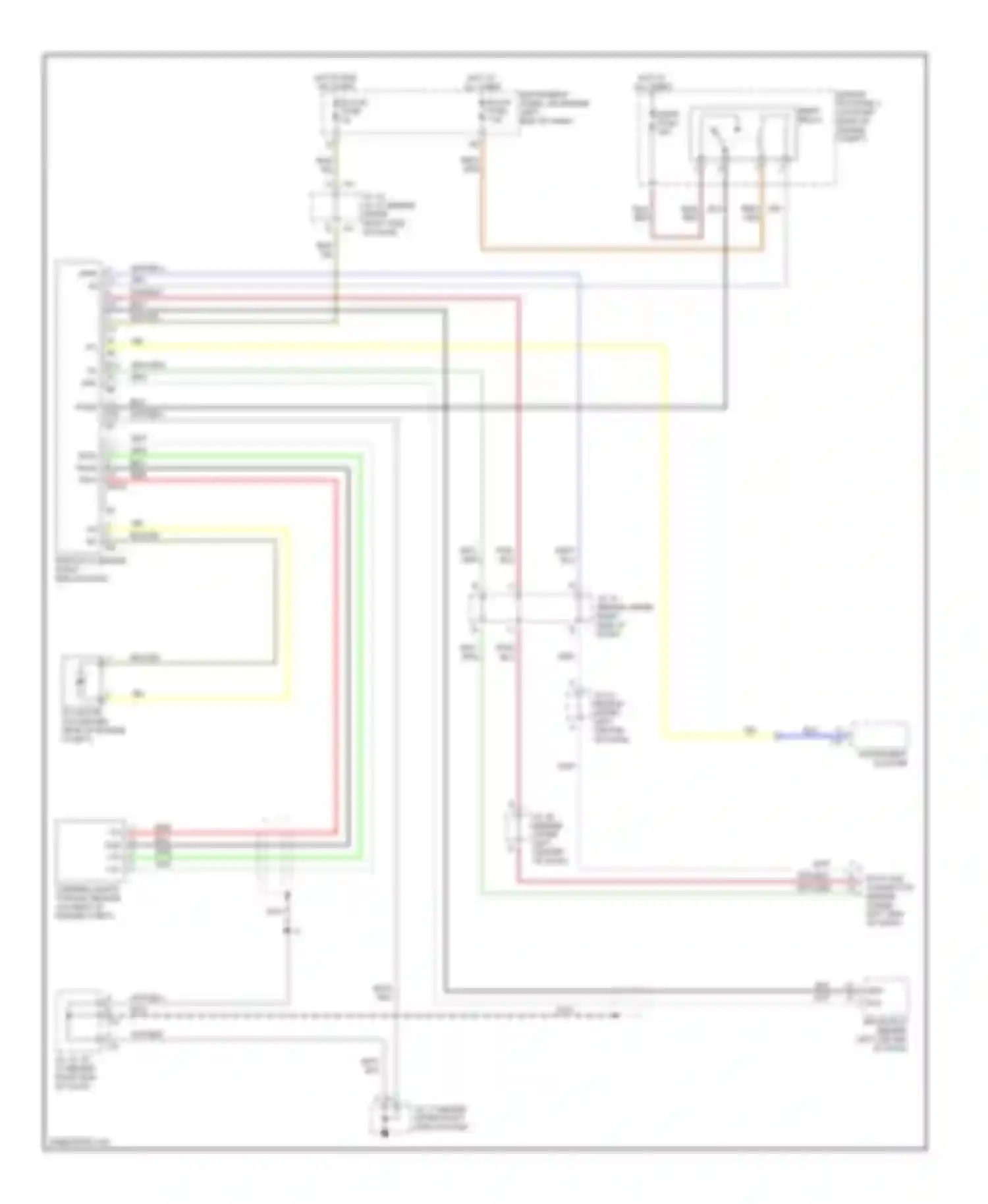 Prius Toyota I facelift (2000-2003): Electronic power steering circuit