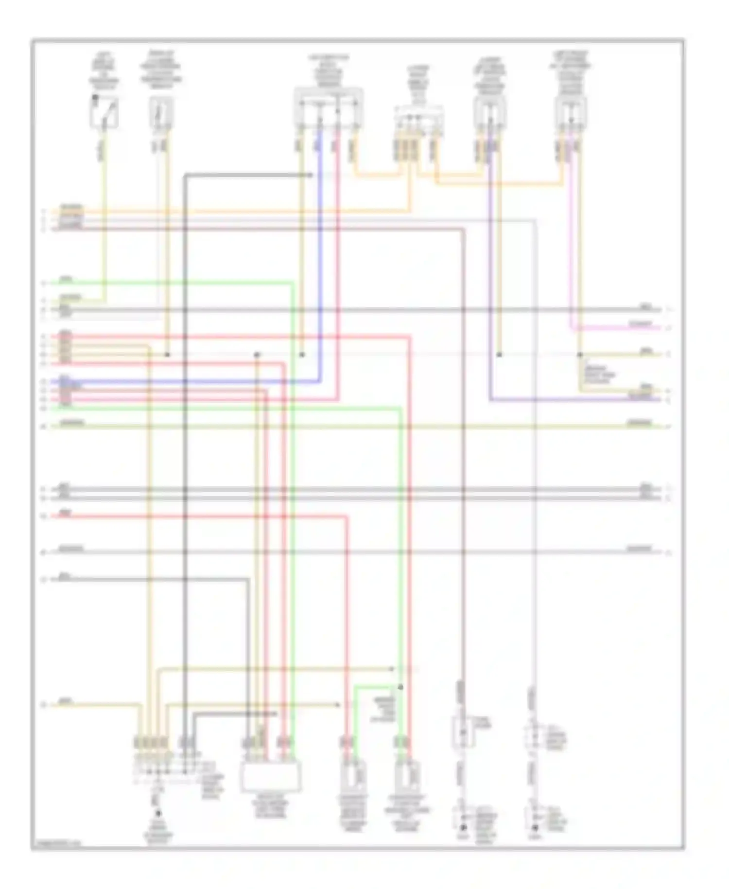 Prius Toyota I facelift (2000-2003): Wiring diagram engine performance 1.5l, engine controls circuit (2 of 3)