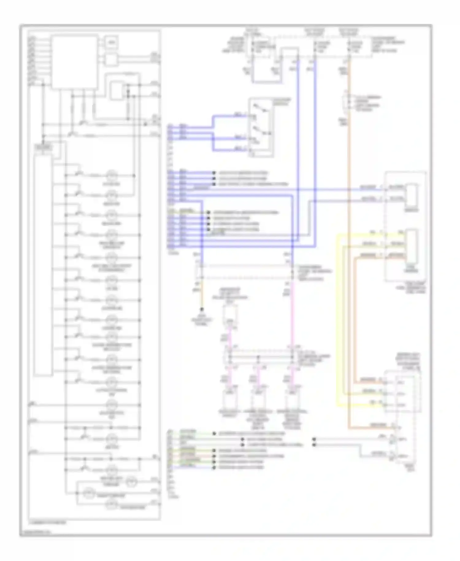 Wiring diagram combination meter for Toyota Prius I facelift (2000-2003) (12 of 16)