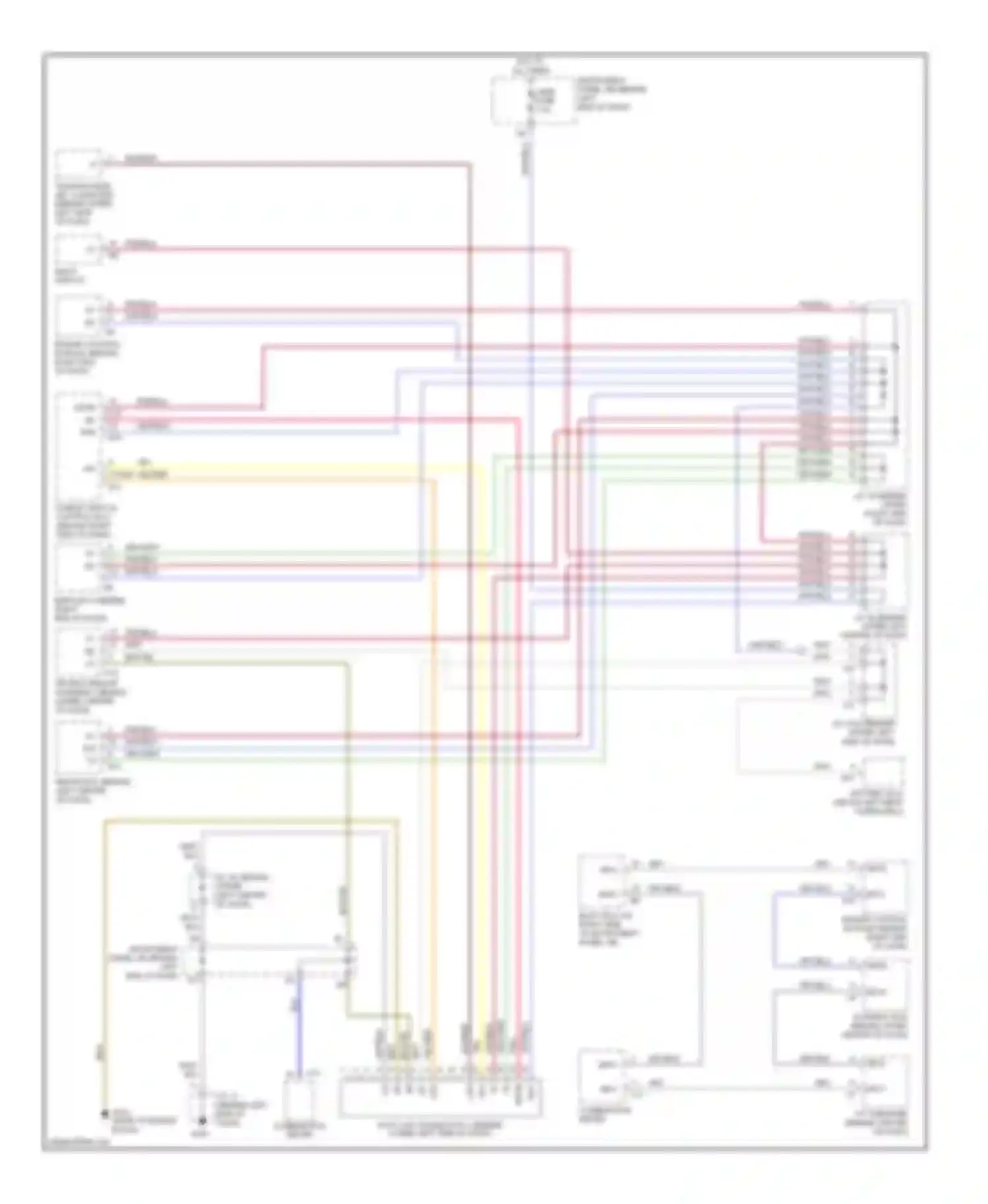 Wiring diagram combination meter for Toyota Prius I facelift (2000-2003) (4 of 16)