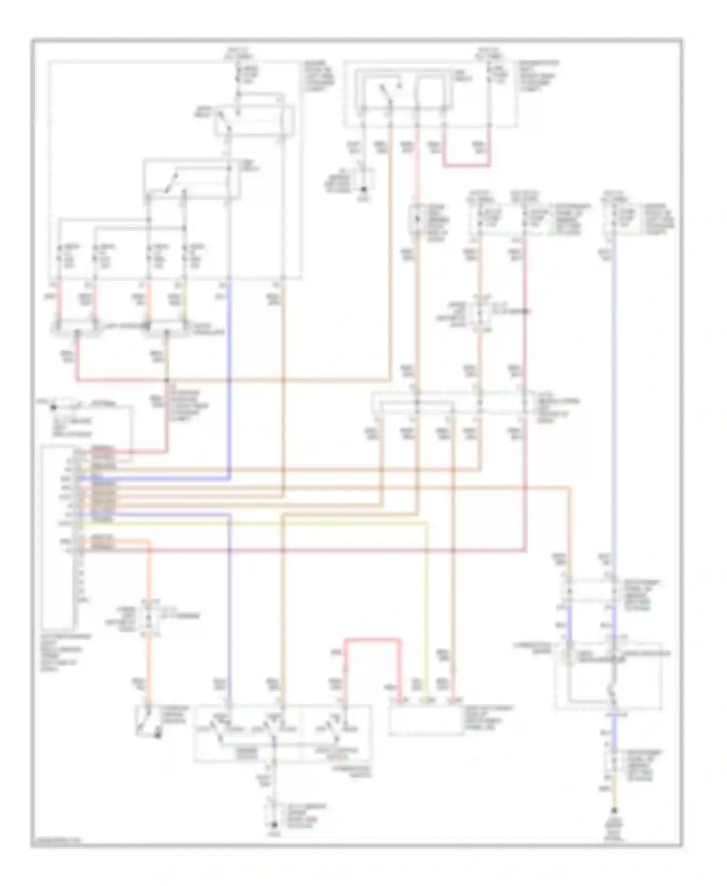 Wiring diagram combination meter for Toyota Prius I facelift (2000-2003) (8 of 16)