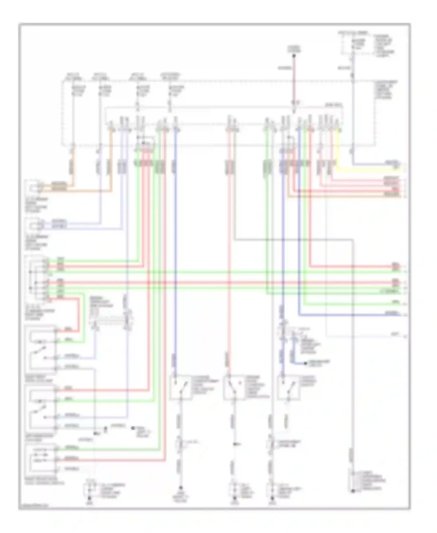 Wiring diagram left "c" pillar) for Toyota Prius I facelift (2000-2003) (4 of 8)