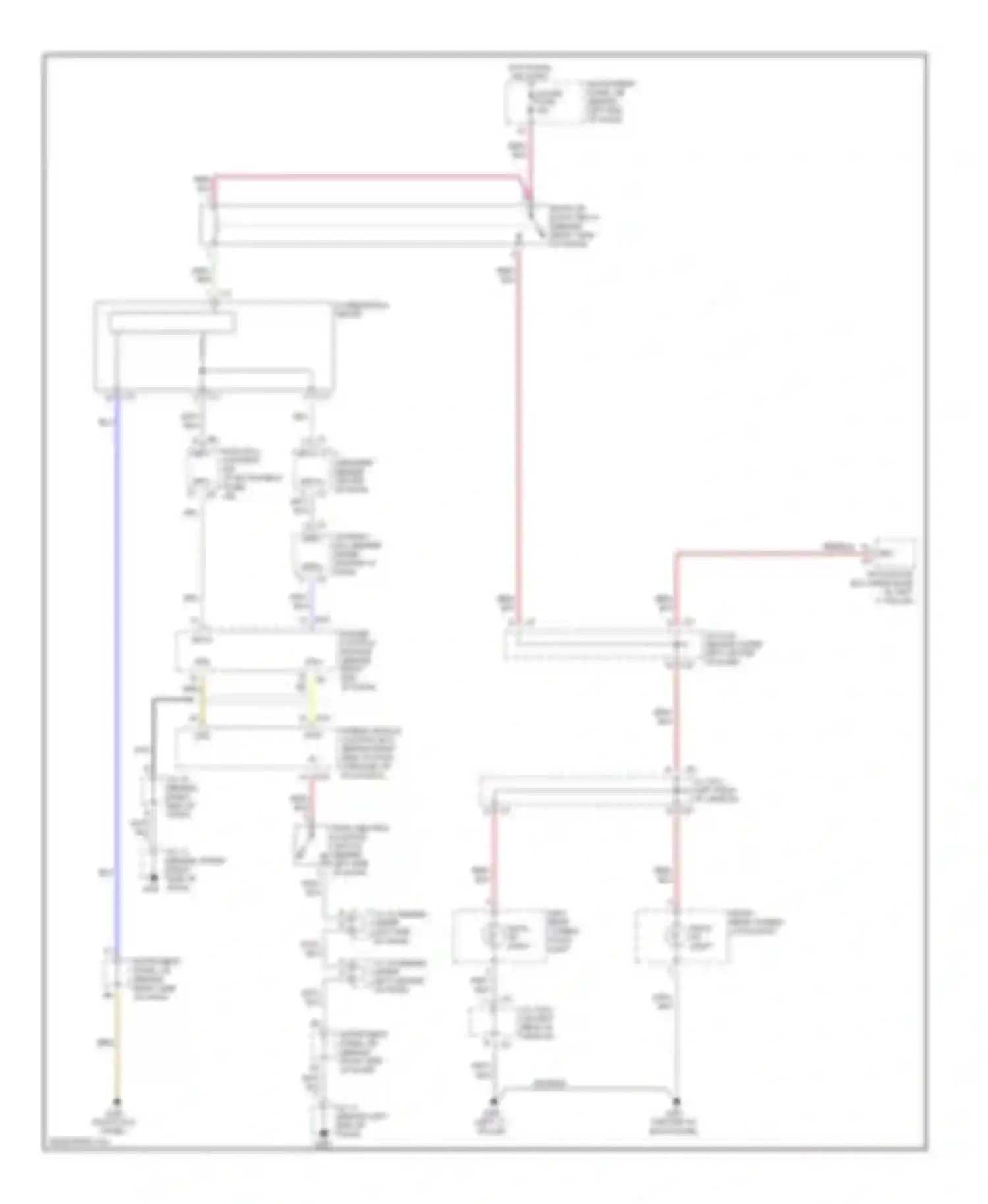 Wiring diagram right rear combin- ation light for Toyota Prius I facelift (2000-2003) (1 of 2)