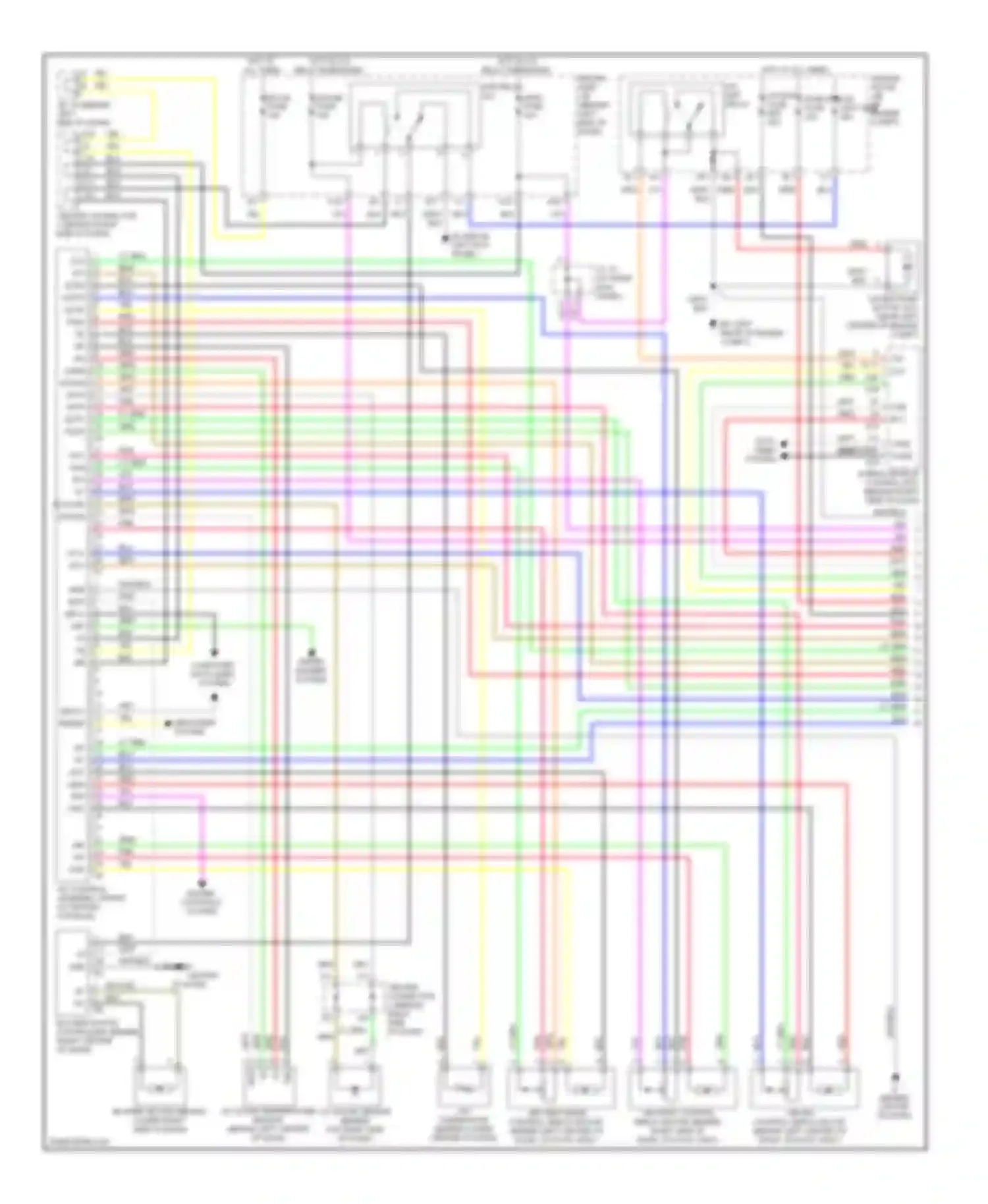 Prius Toyota II facelift (2005-2011): Automatic a/c circuit (1 of 2)