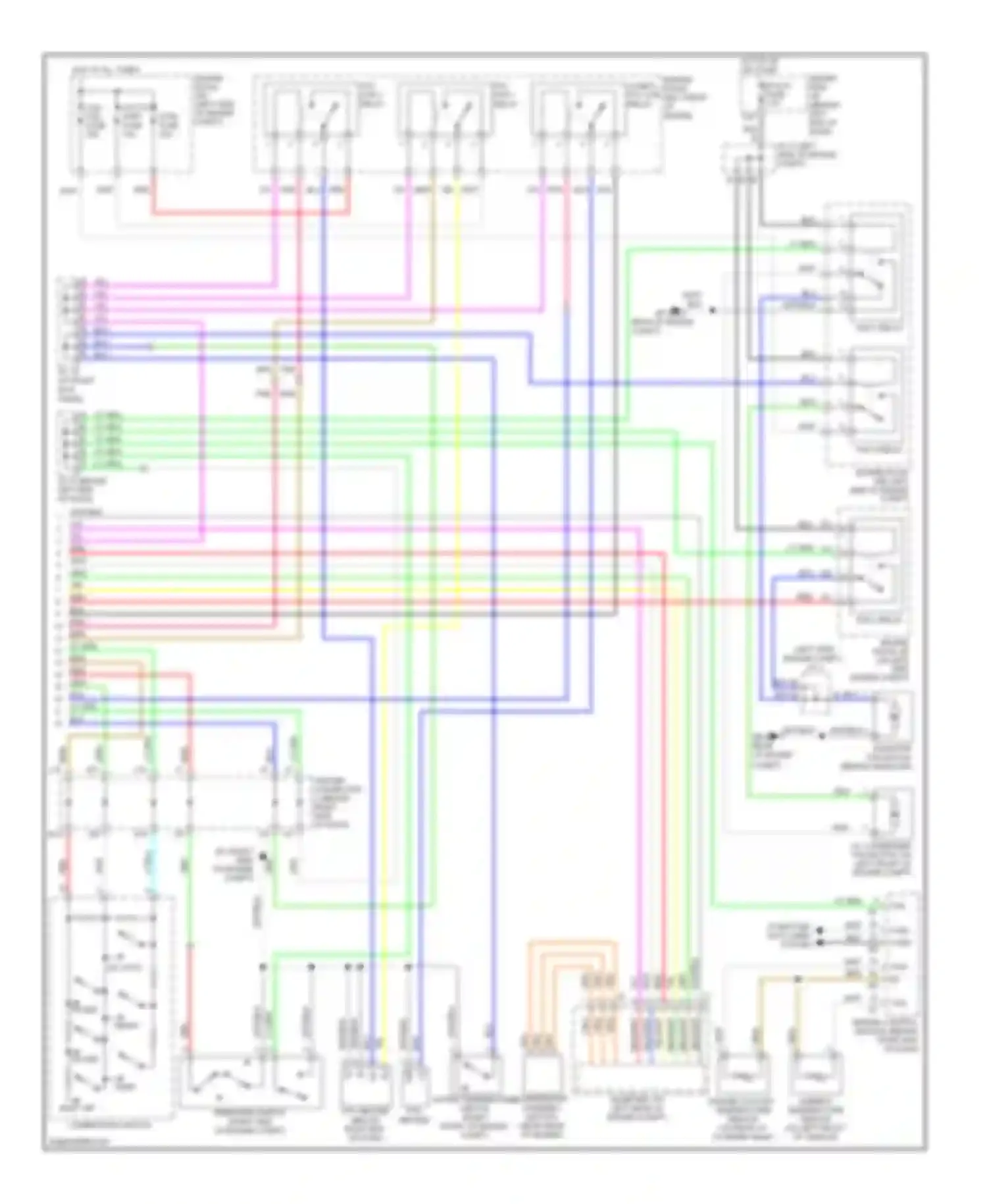 Prius Toyota II facelift (2005-2011): Automatic a/c circuit (2 of 2)