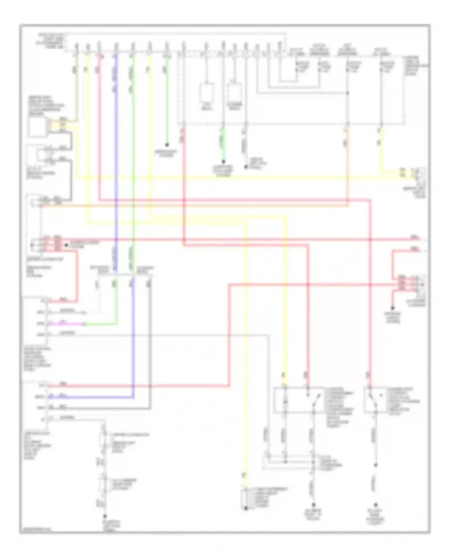 Prius Toyota II facelift (2005-2011): Forced entry circuit (1 of 2)