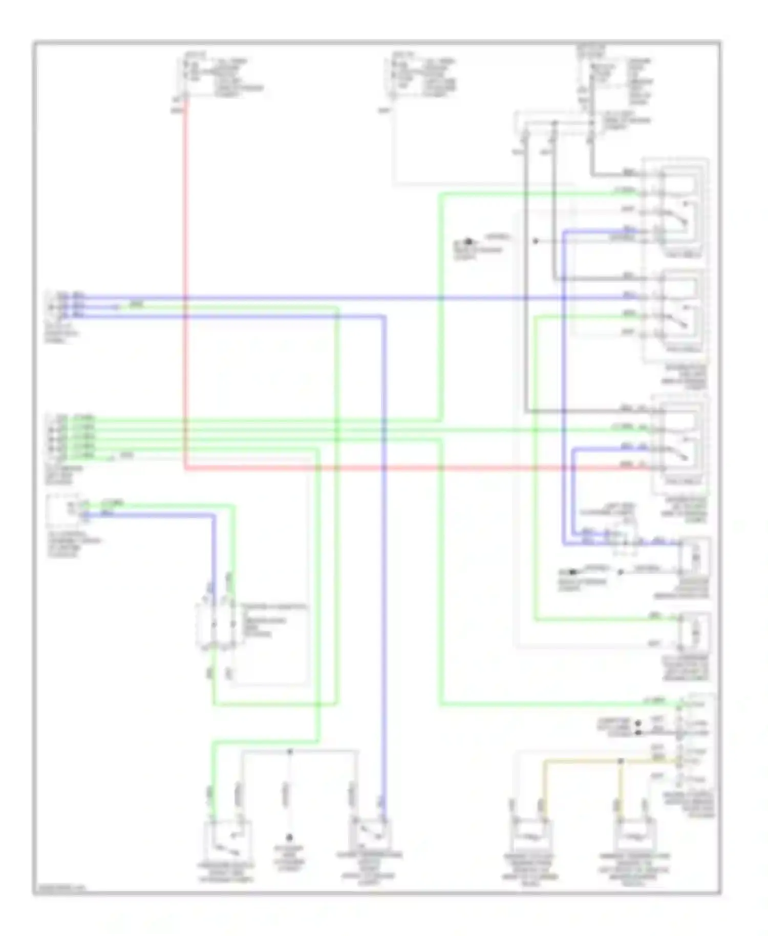 Prius Toyota II facelift (2005-2011): Cooling fan circuit