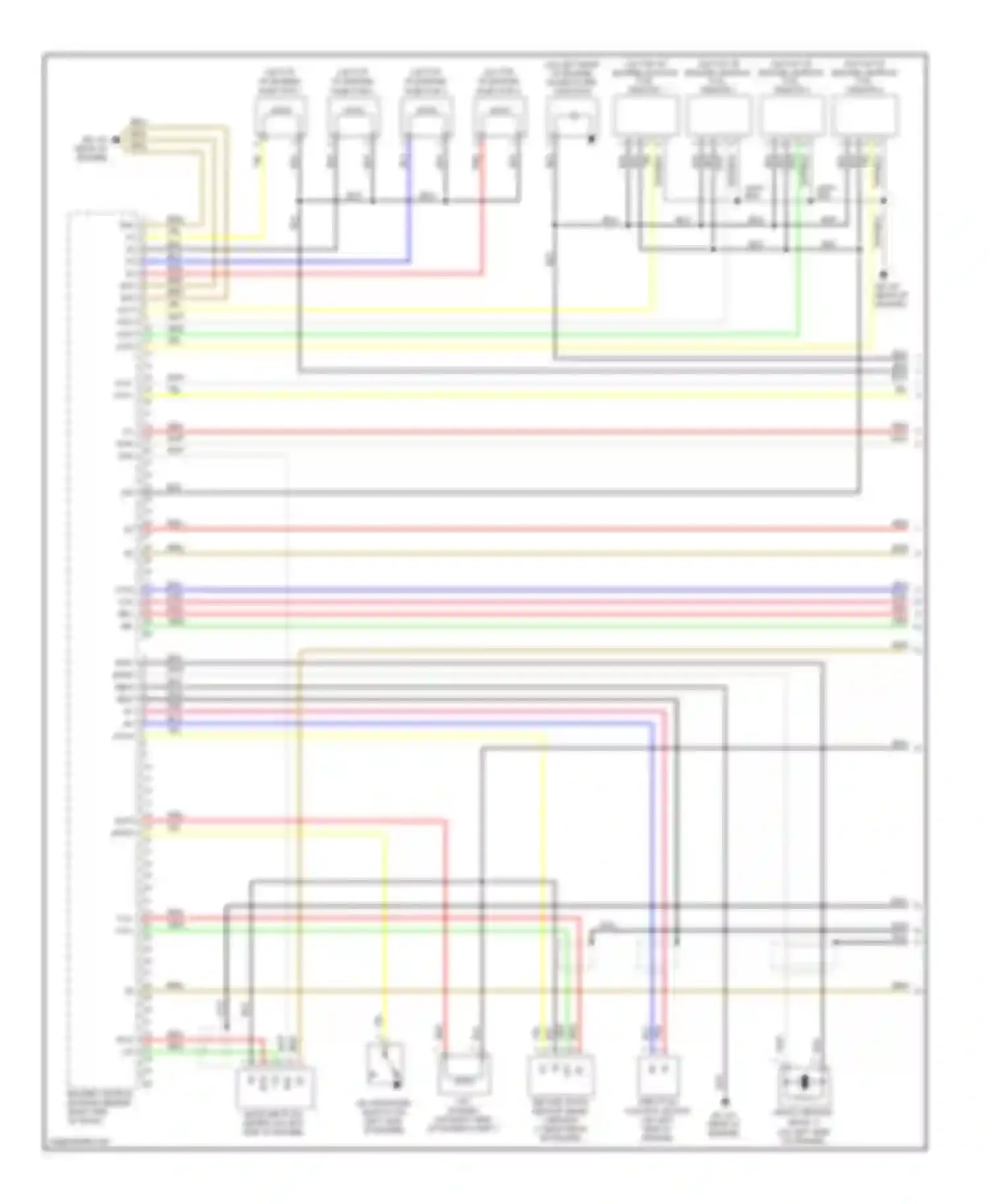 Prius Toyota II facelift (2005-2011): Wiring diagram engine performance 1.5l, engine controls circuit (1 of 4)