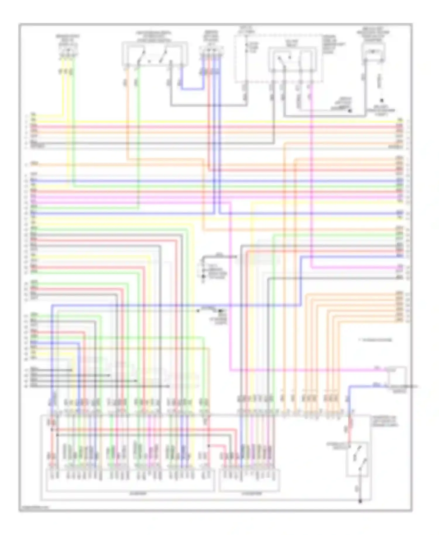 Prius Toyota II facelift (2005-2011): Wiring diagram engine performance hybrid system circuit (2 of 7)