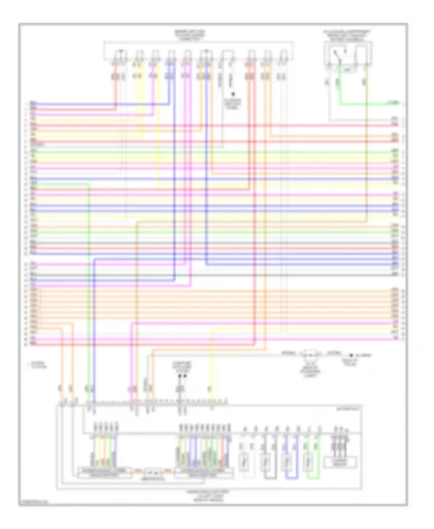 Prius Toyota II facelift (2005-2011): Wiring diagram engine performance hybrid system circuit (4 of 7)
