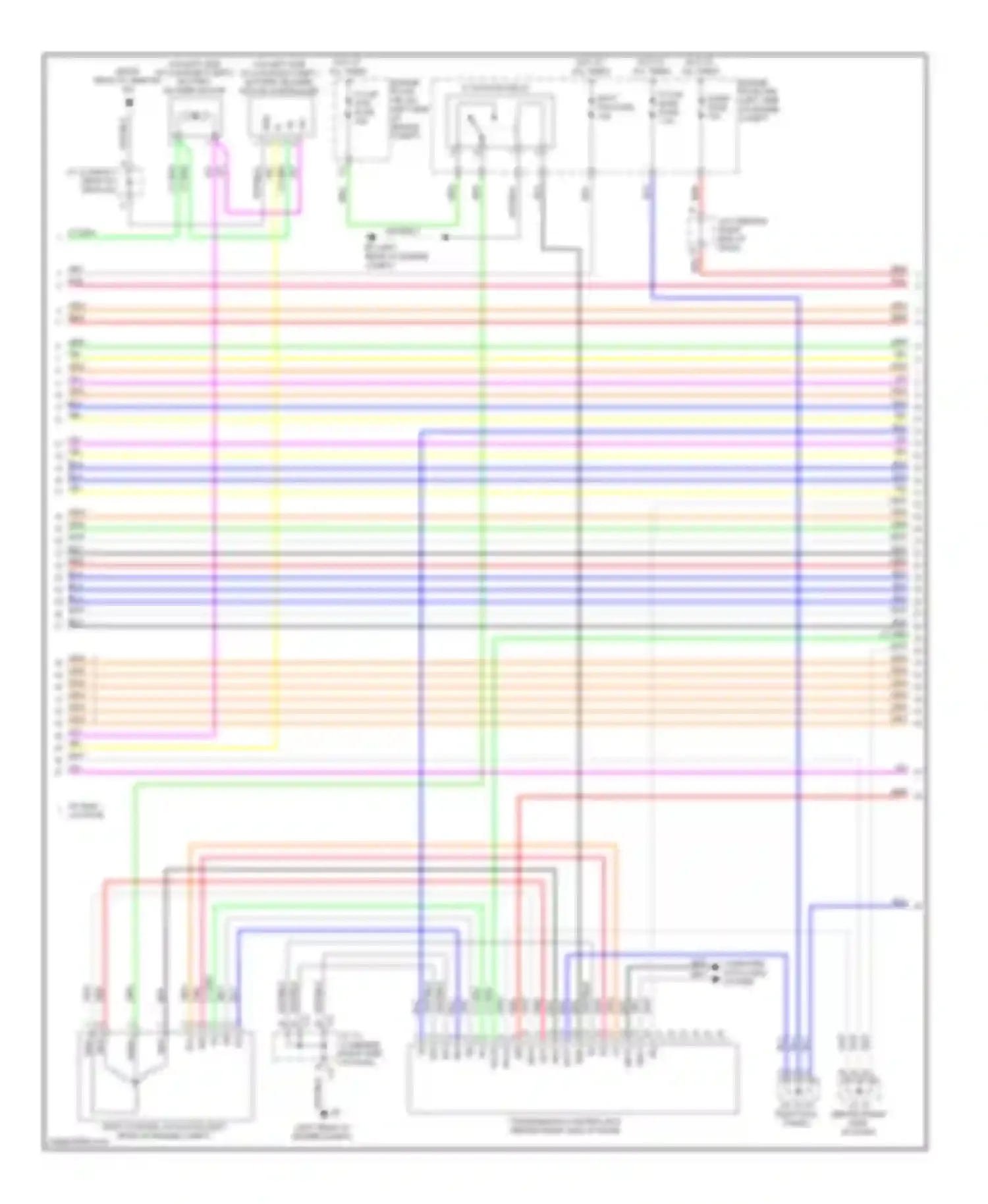 Prius Toyota II facelift (2005-2011): Wiring diagram engine performance hybrid system circuit (5 of 7)