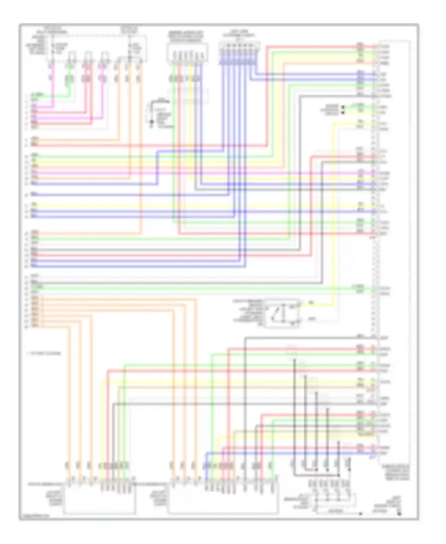 Prius Toyota II facelift (2005-2011): Wiring diagram engine performance hybrid system circuit (7 of 7)