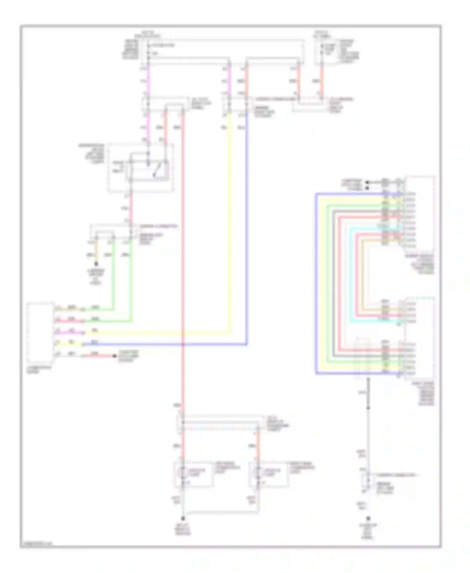 Prius Toyota II facelift (2005-2011): Back-up lamps circuit