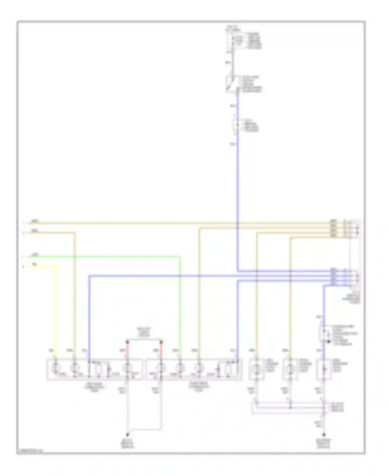 Prius Toyota II facelift (2005-2011): Exterior lamps circuit (2 of 2)