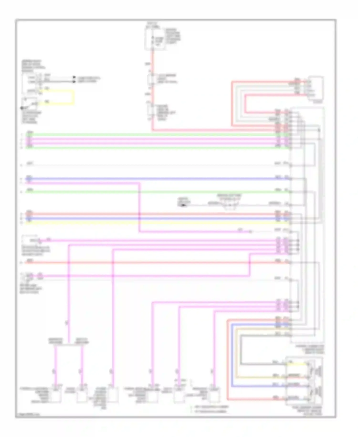 Prius Toyota II facelift (2005-2011): Instrument cluster circuit (2 of 2)