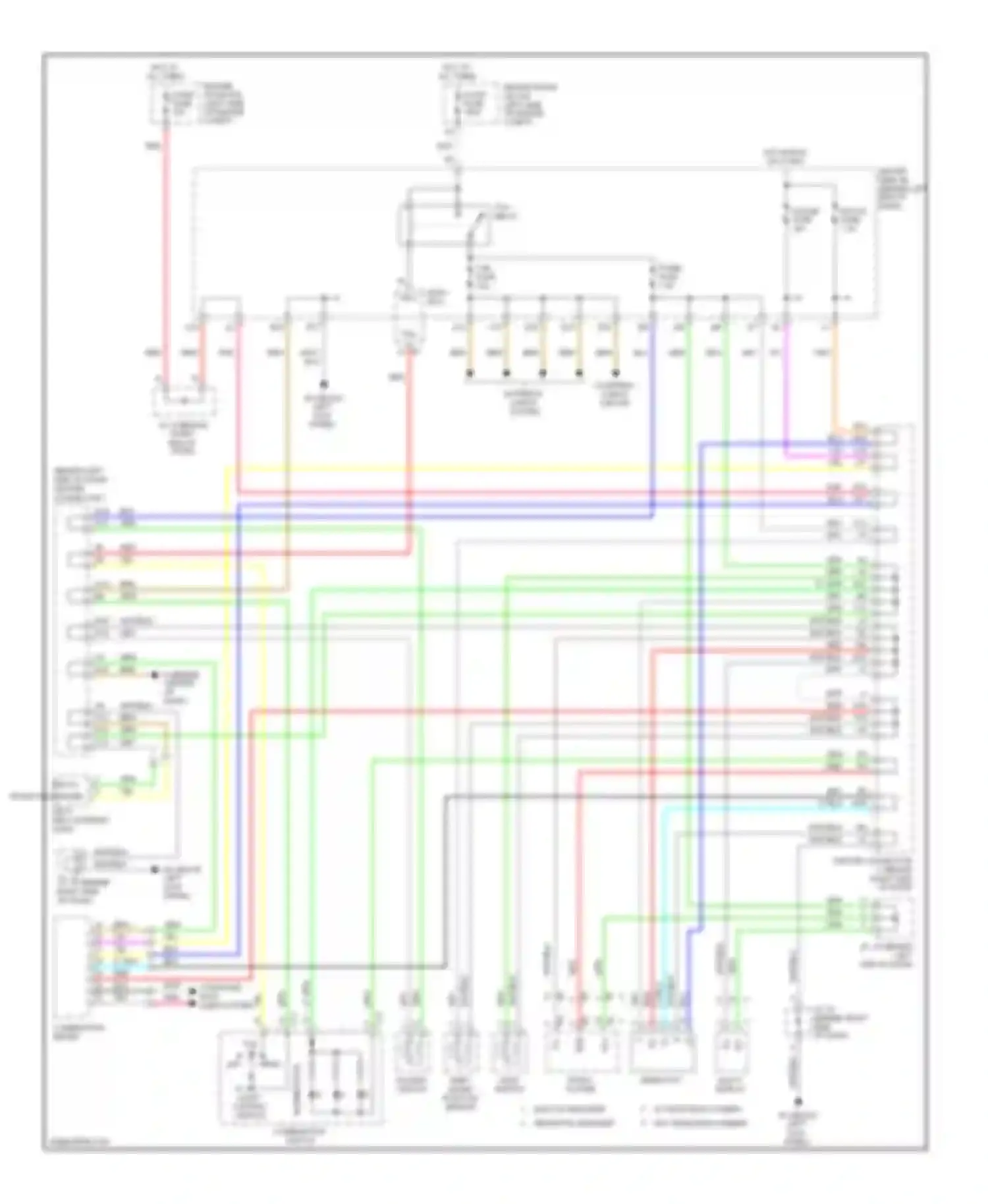 Prius Toyota II facelift (2005-2011): Instrument illumination circuit