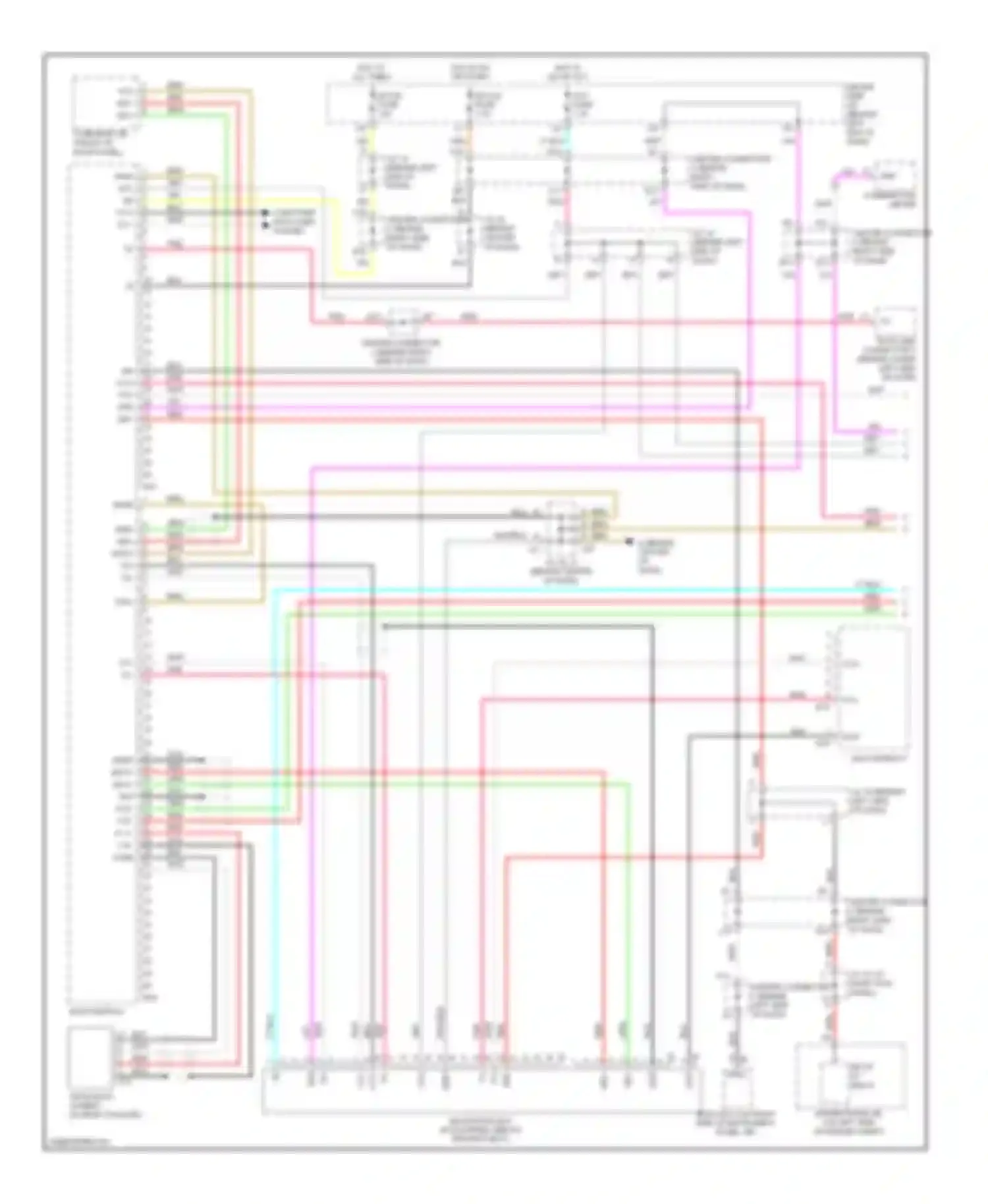 Prius Toyota II facelift (2005-2011): Navigation circuit (1 of 2)