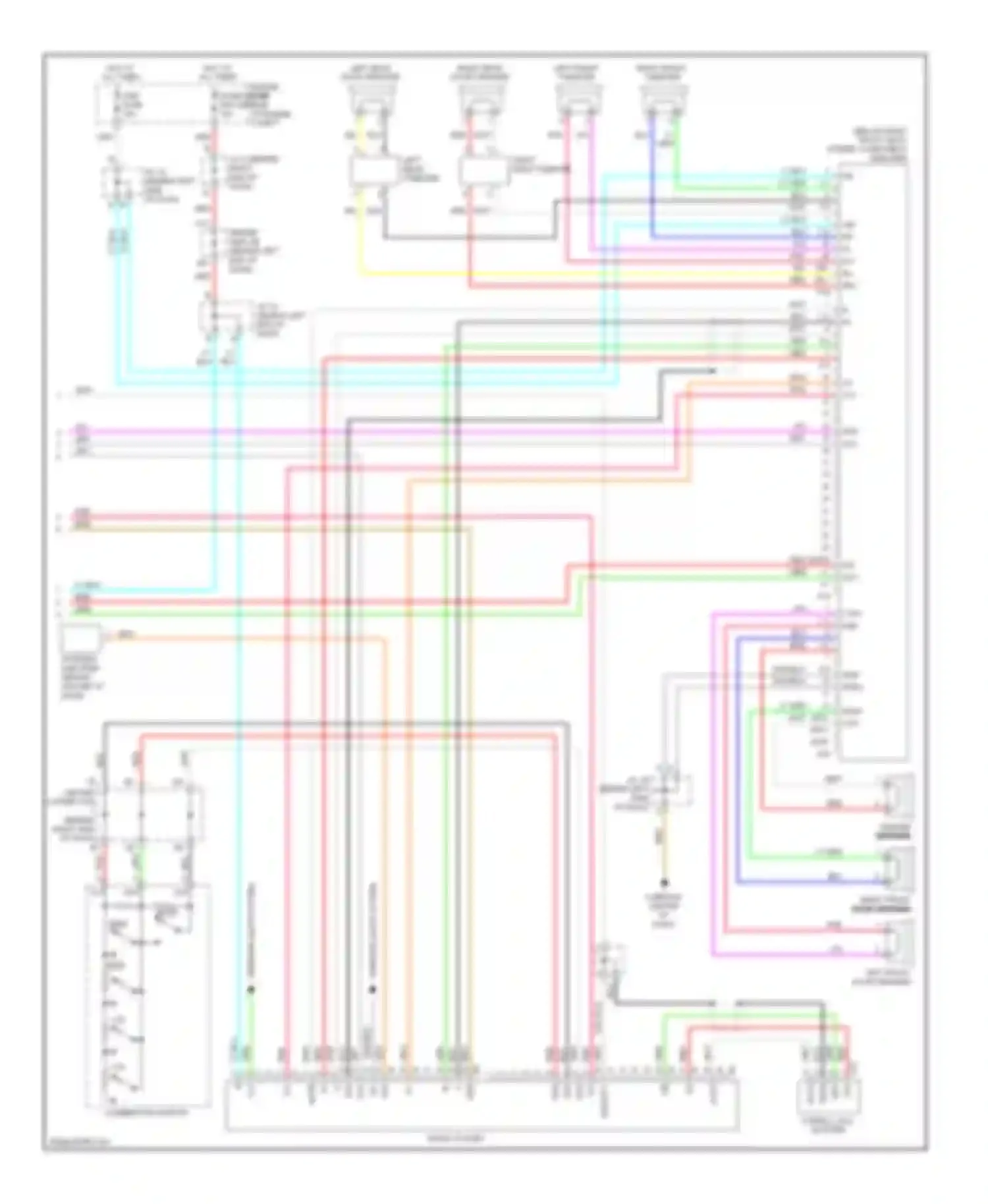 Prius Toyota II facelift (2005-2011): Navigation circuit (2 of 2)