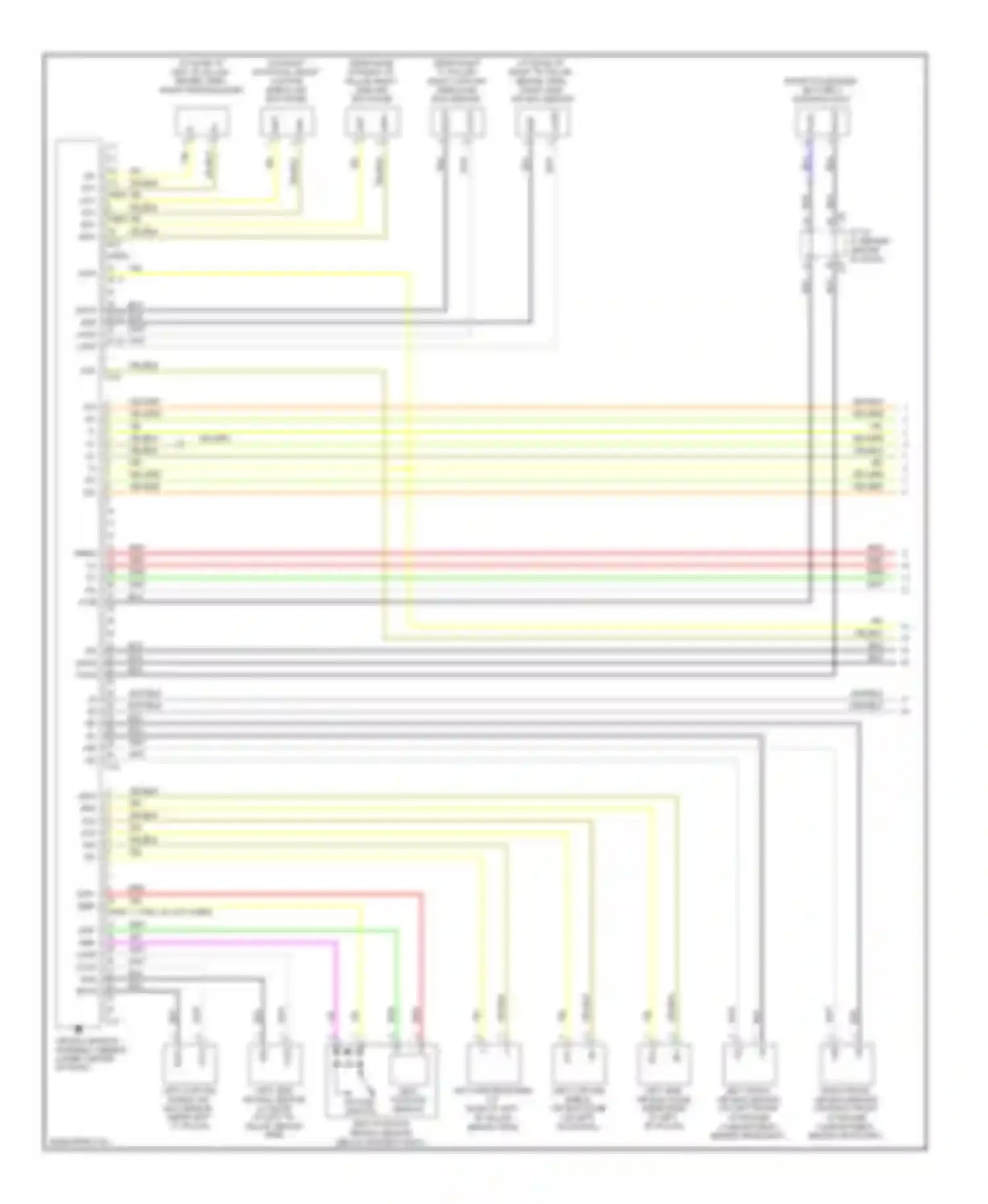 Prius Toyota II facelift (2005-2011): Supplemental restraints circuit (1 of 2)