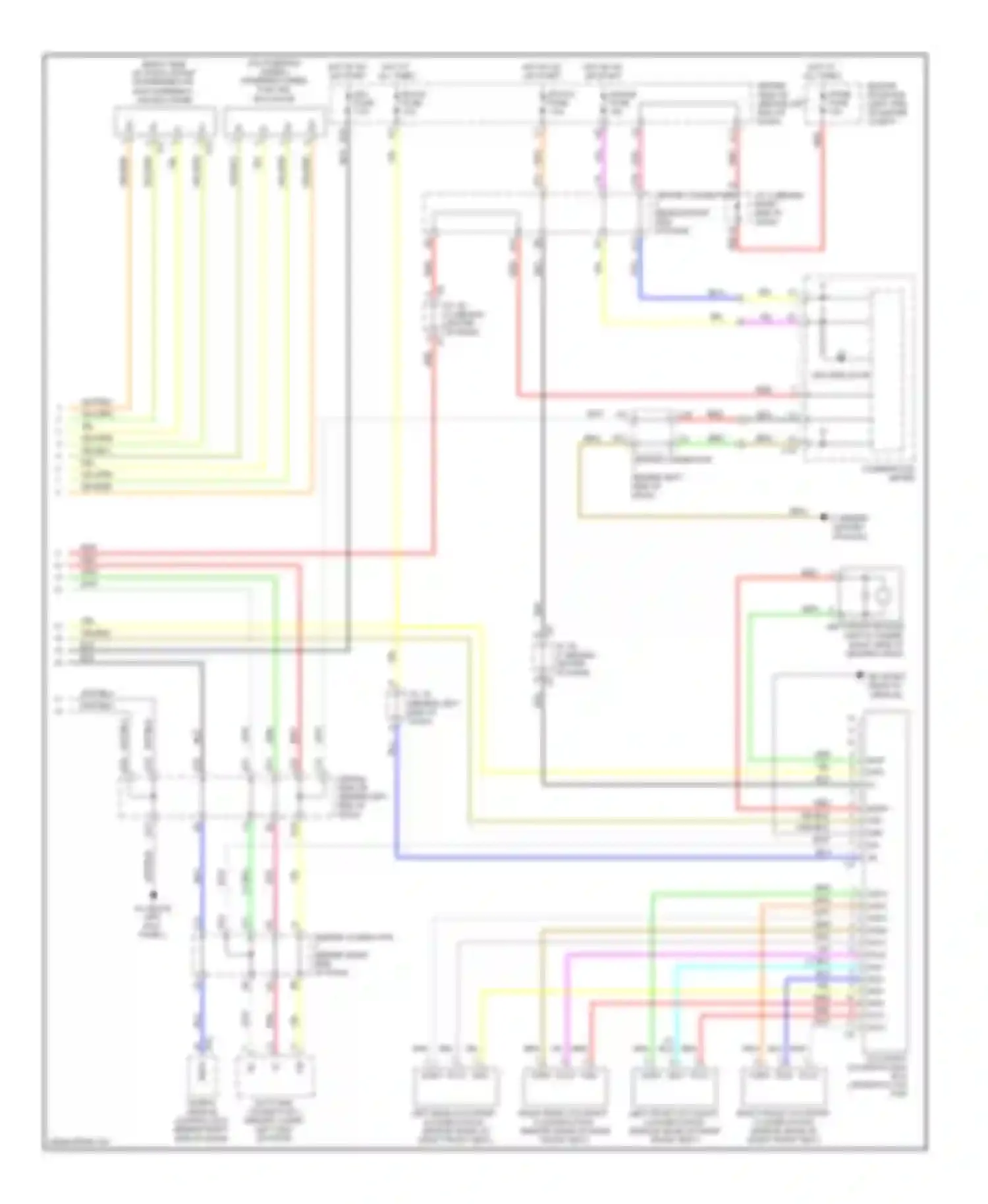 Prius Toyota II facelift (2005-2011): Supplemental restraints circuit (2 of 2)
