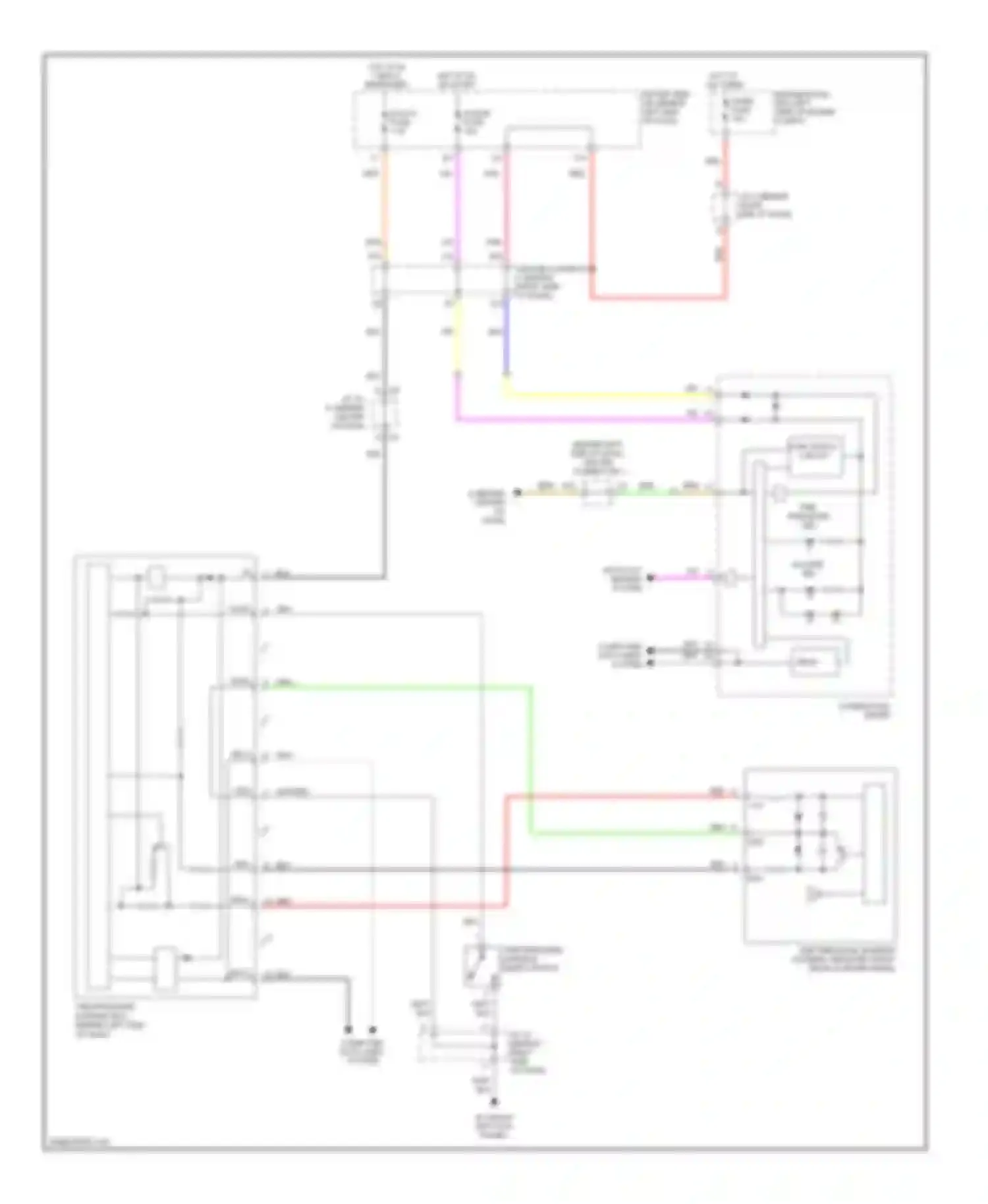 Prius Toyota II facelift (2005-2011): Tire pressure monitoring circuit