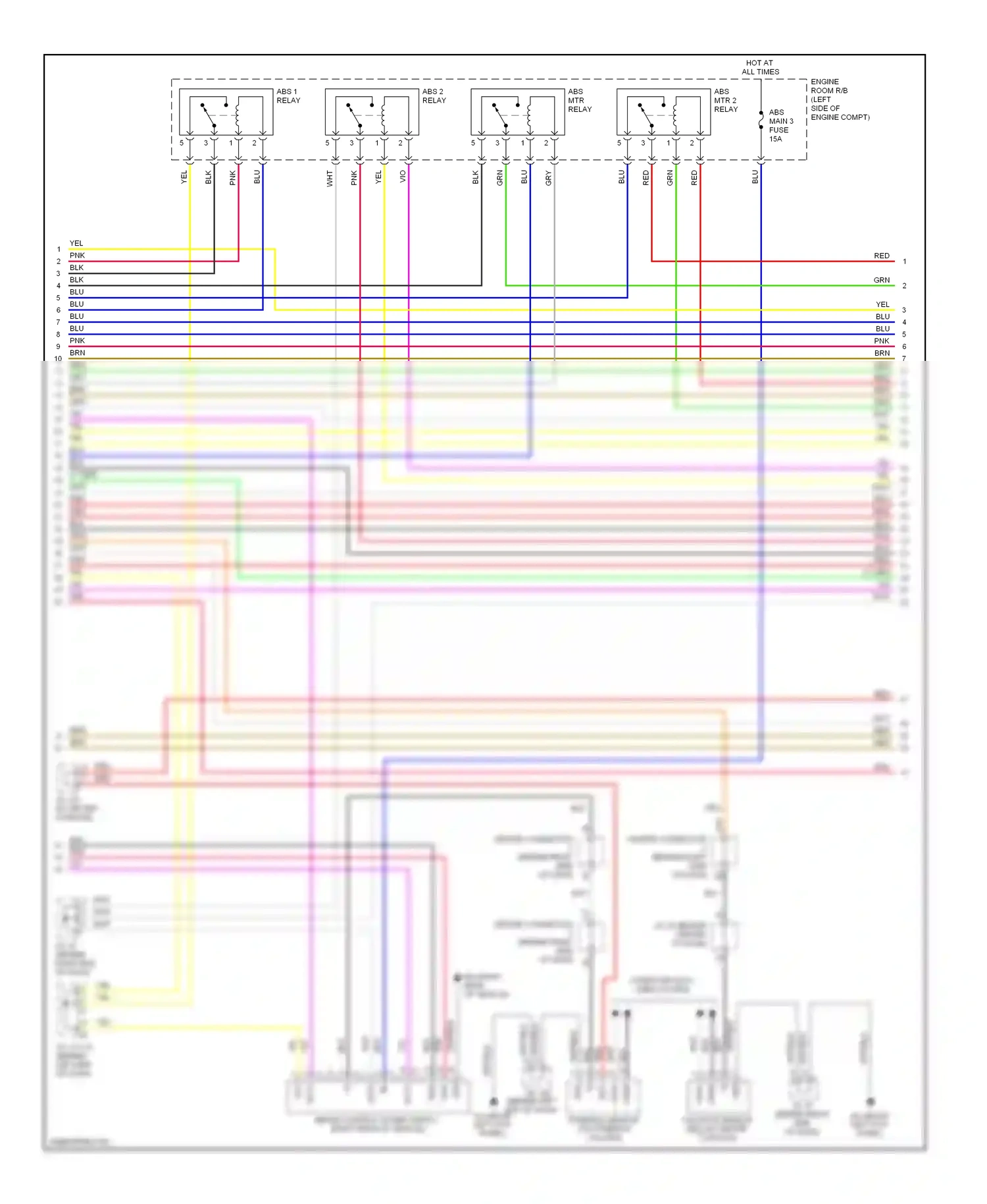 Toyota Prius II facelift (2005-2011) computer data lines system wiring diagram  (2 of 36)