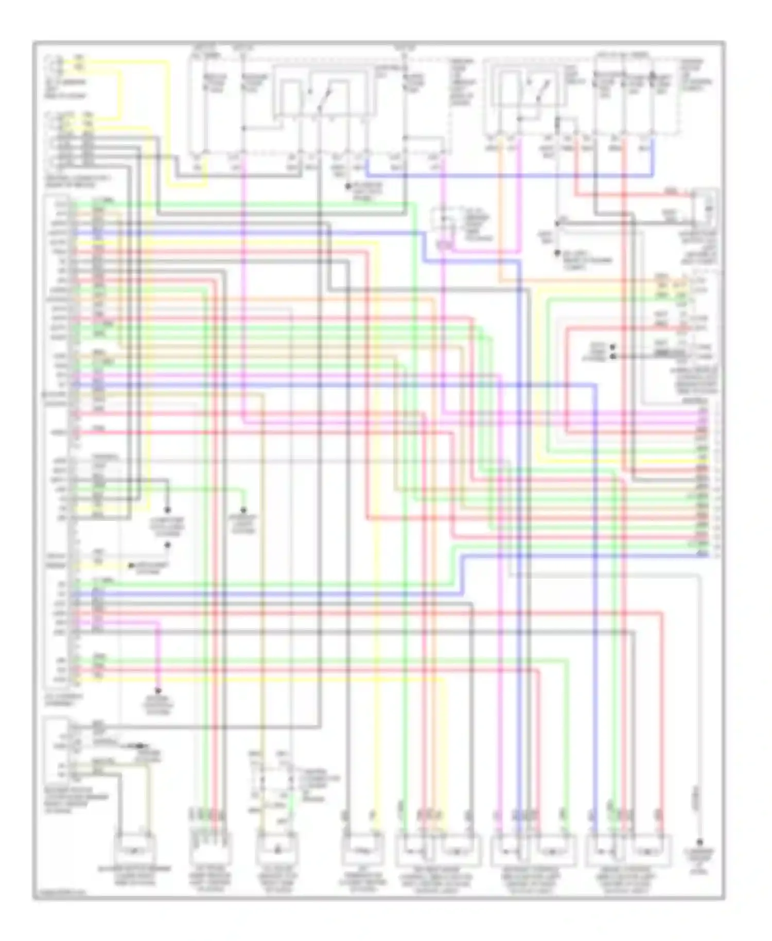 Prius Toyota II (2003-2005): Automatic a/c circuit (1 of 2)