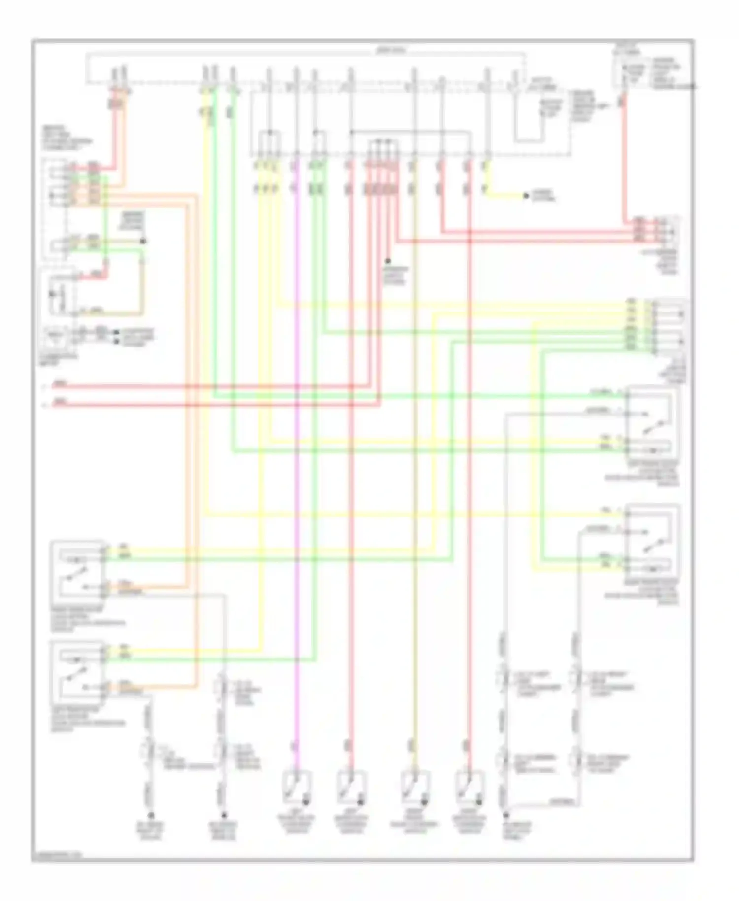 Prius Toyota II (2003-2005): Forced entry circuit (2 of 2)