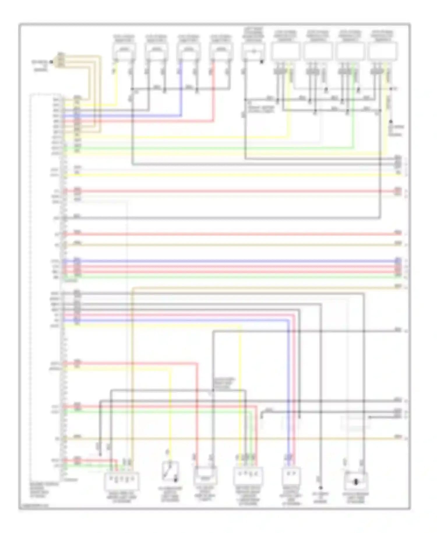 Prius Toyota II (2003-2005): Wiring diagram engine performance 1.5l, engine controls circuit (1 of 4)